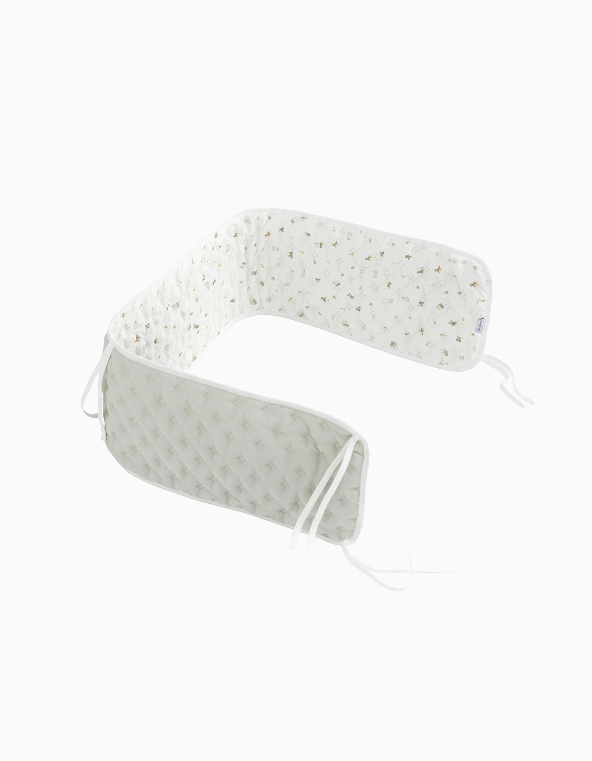 Co-Sleeping Cot Bumper Cambrass 135x22x3 cm, Mint