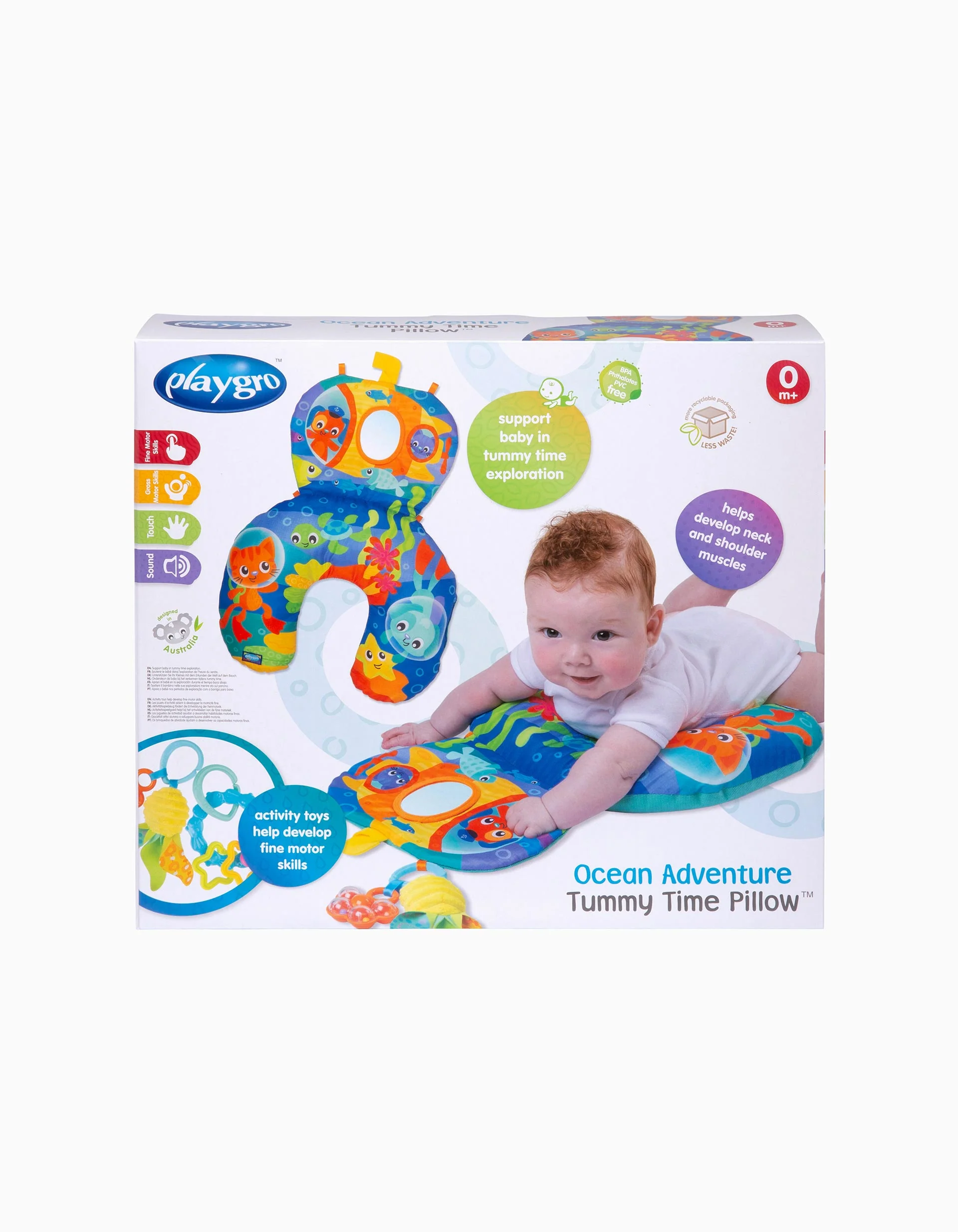 Tummy Time Cushion Playgro Ocean Adventure 0M+