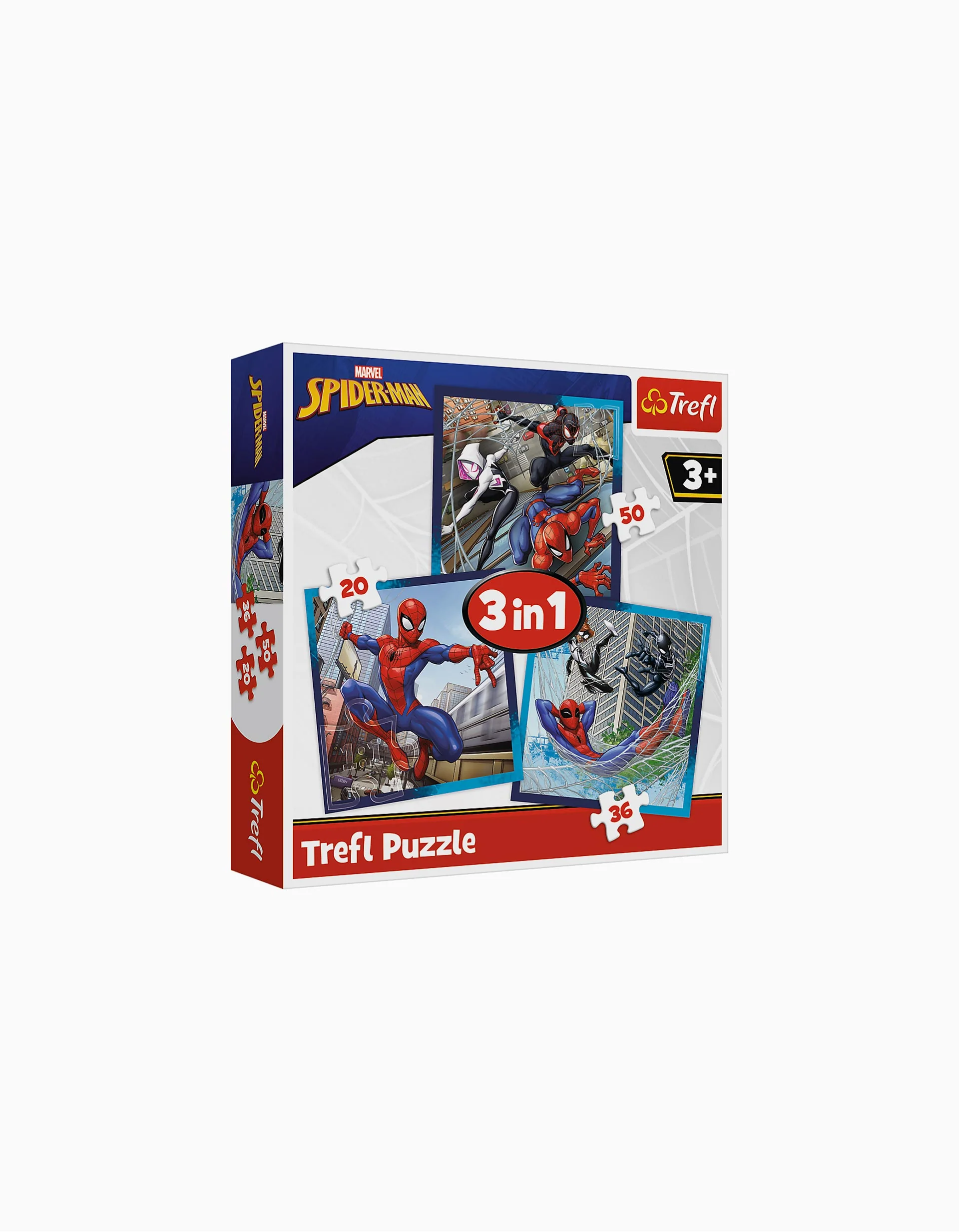 Puzzle 3In1 Trefl 50/36/20 Pcs 'Spiderman Friends' 3Y+