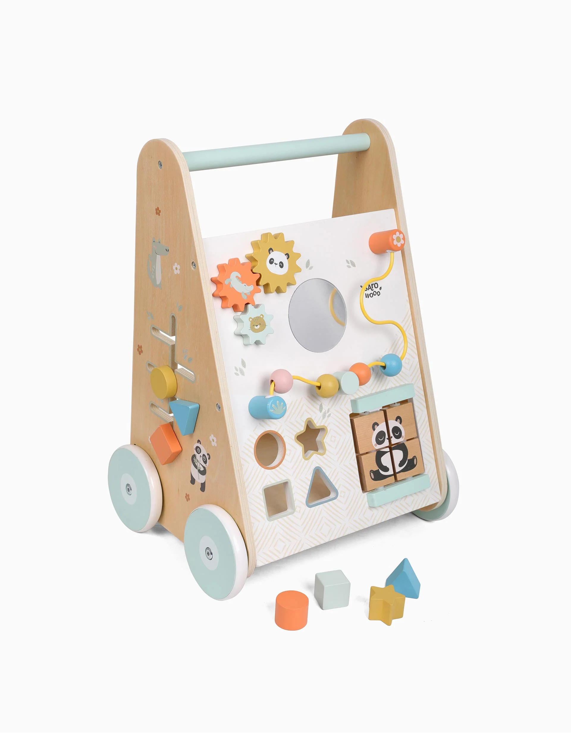 Saro Wooden Multi-Activity Walker 12M+