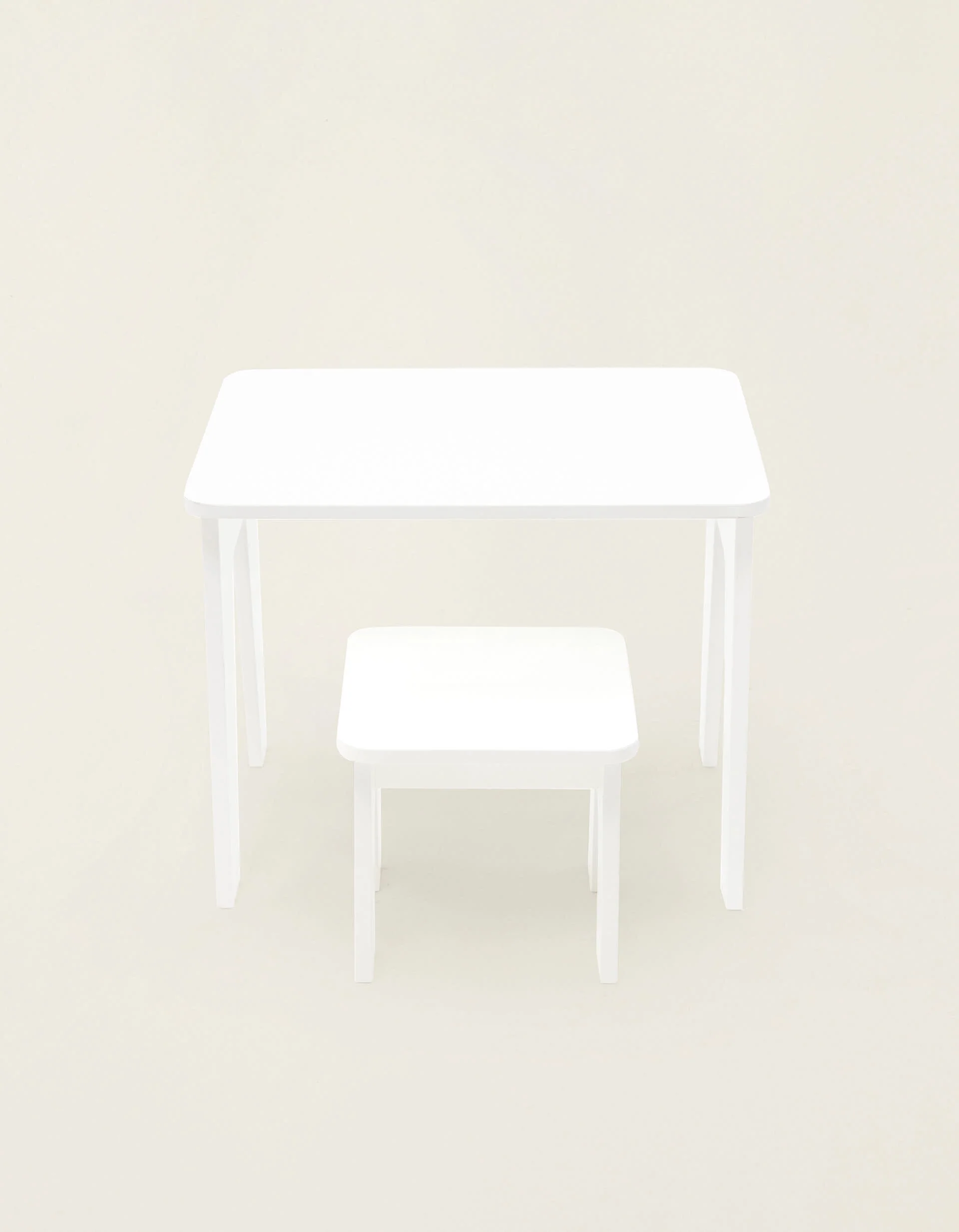 Desk + Stool Zy Baby, White