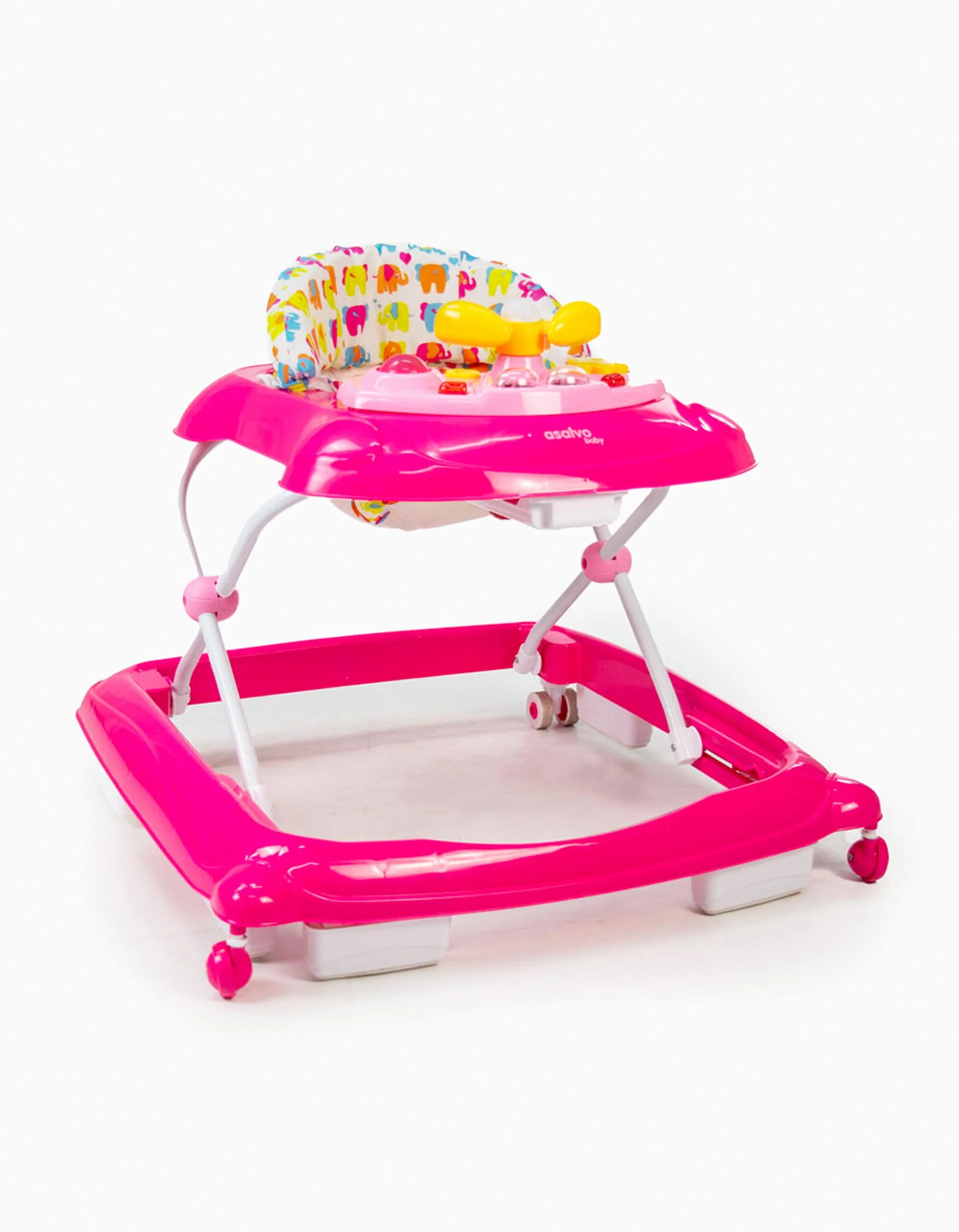 Asalvo Baby Elephant Walker, Pink