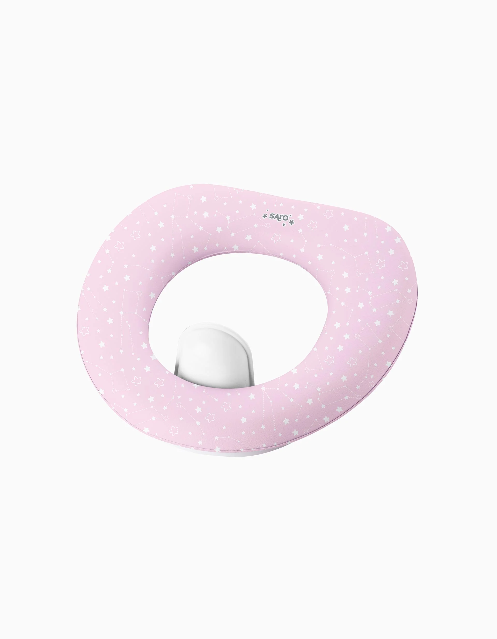 Toilet Seat Reducer Soft Saro Pink