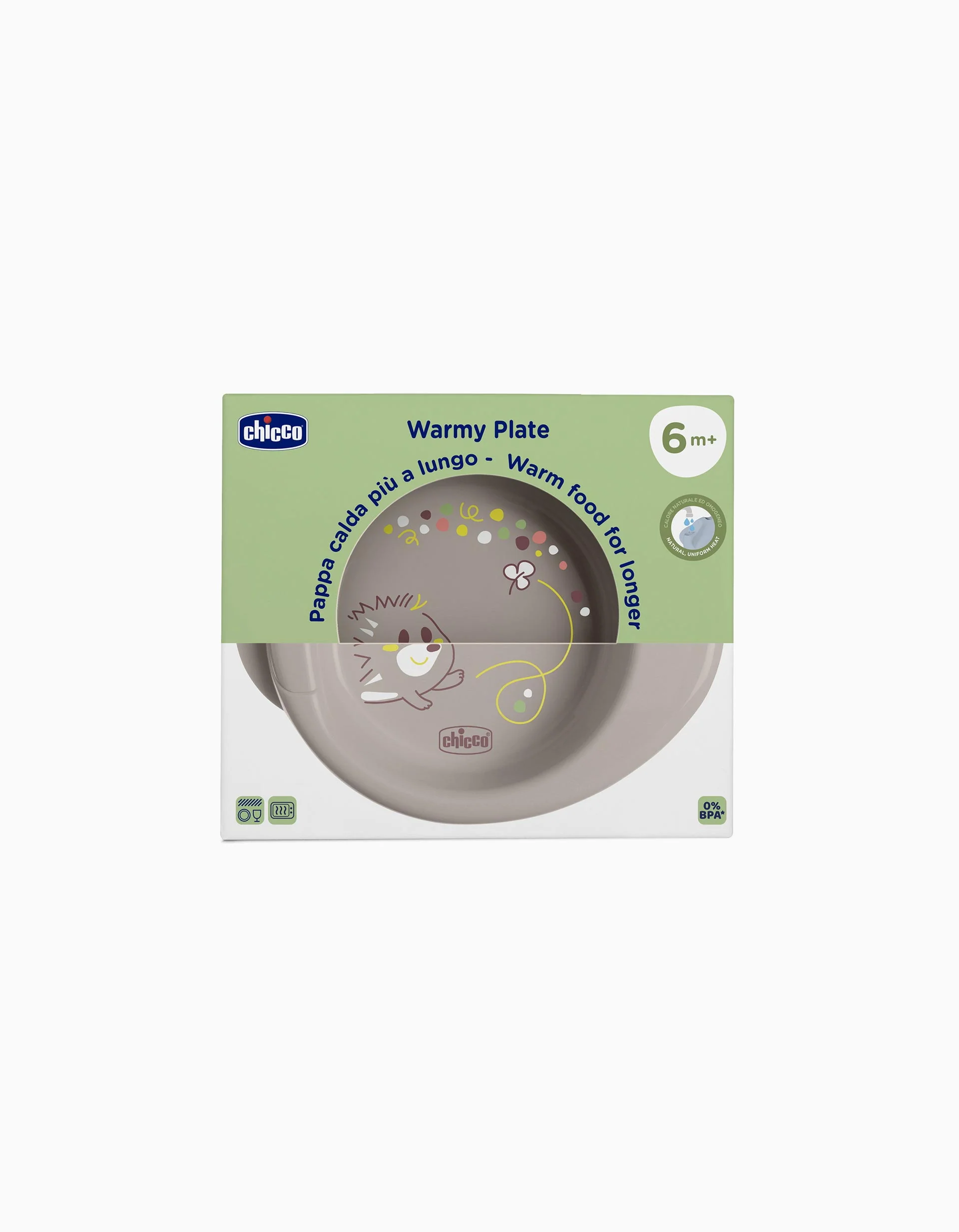 Chicco Thermal Plate 6M+, Grey