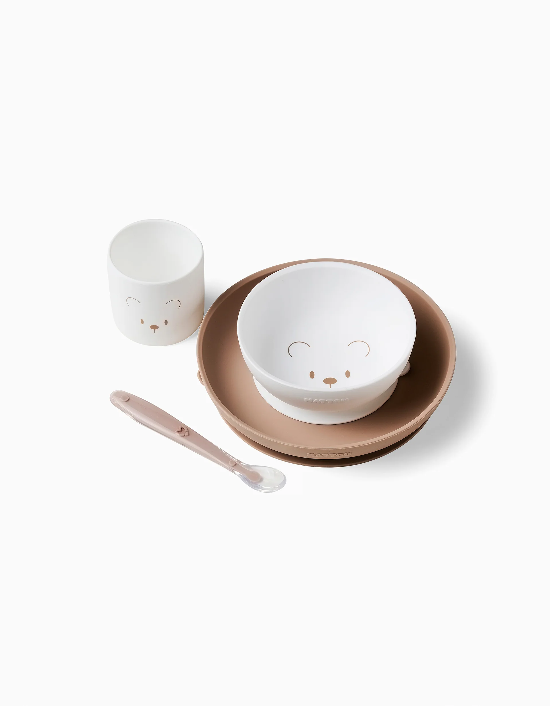 Meal Set 4pcs Nattou Teddy Bear 6M+