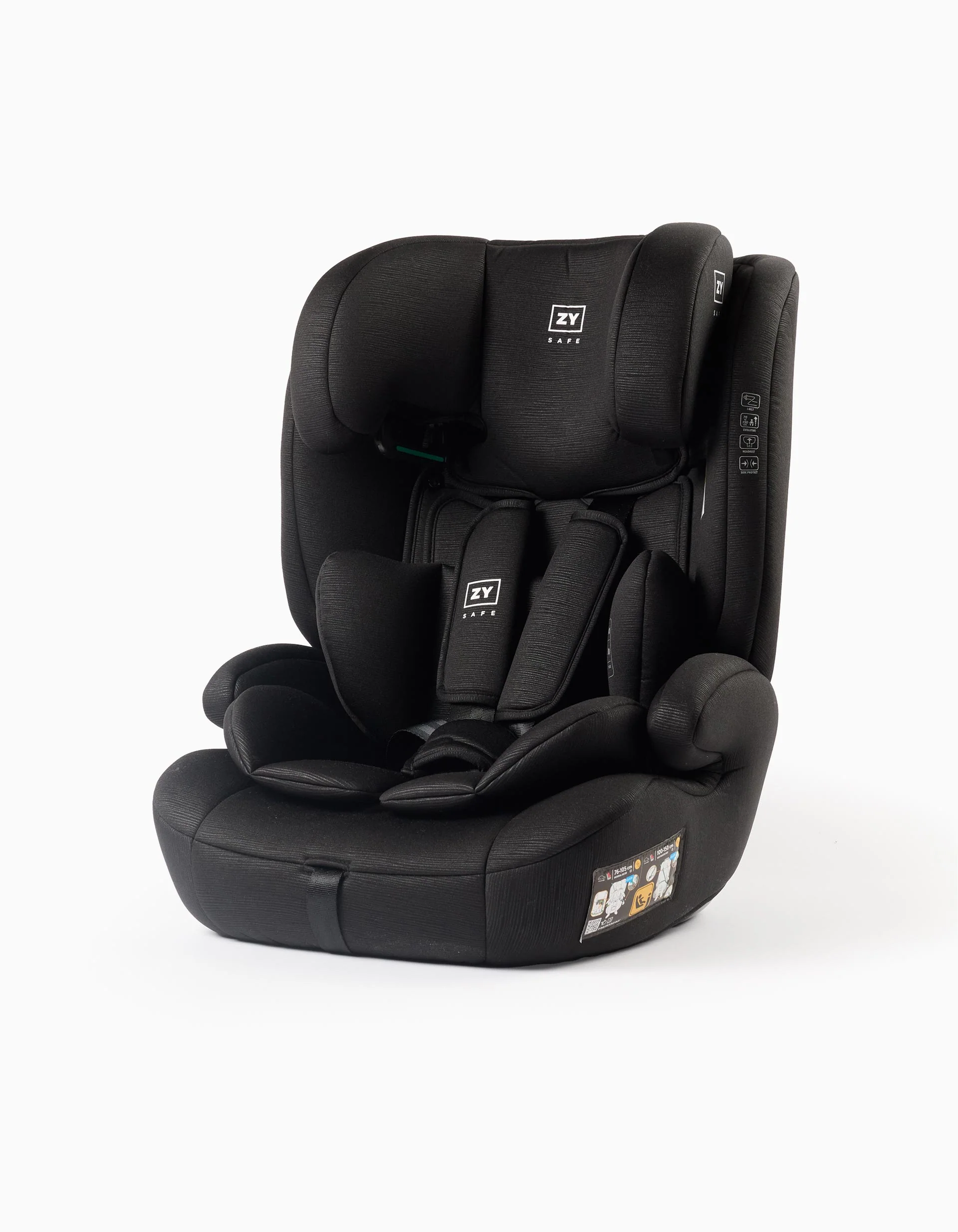 Car Seat I-Size ZY Primecare Belt III (76-150), Black