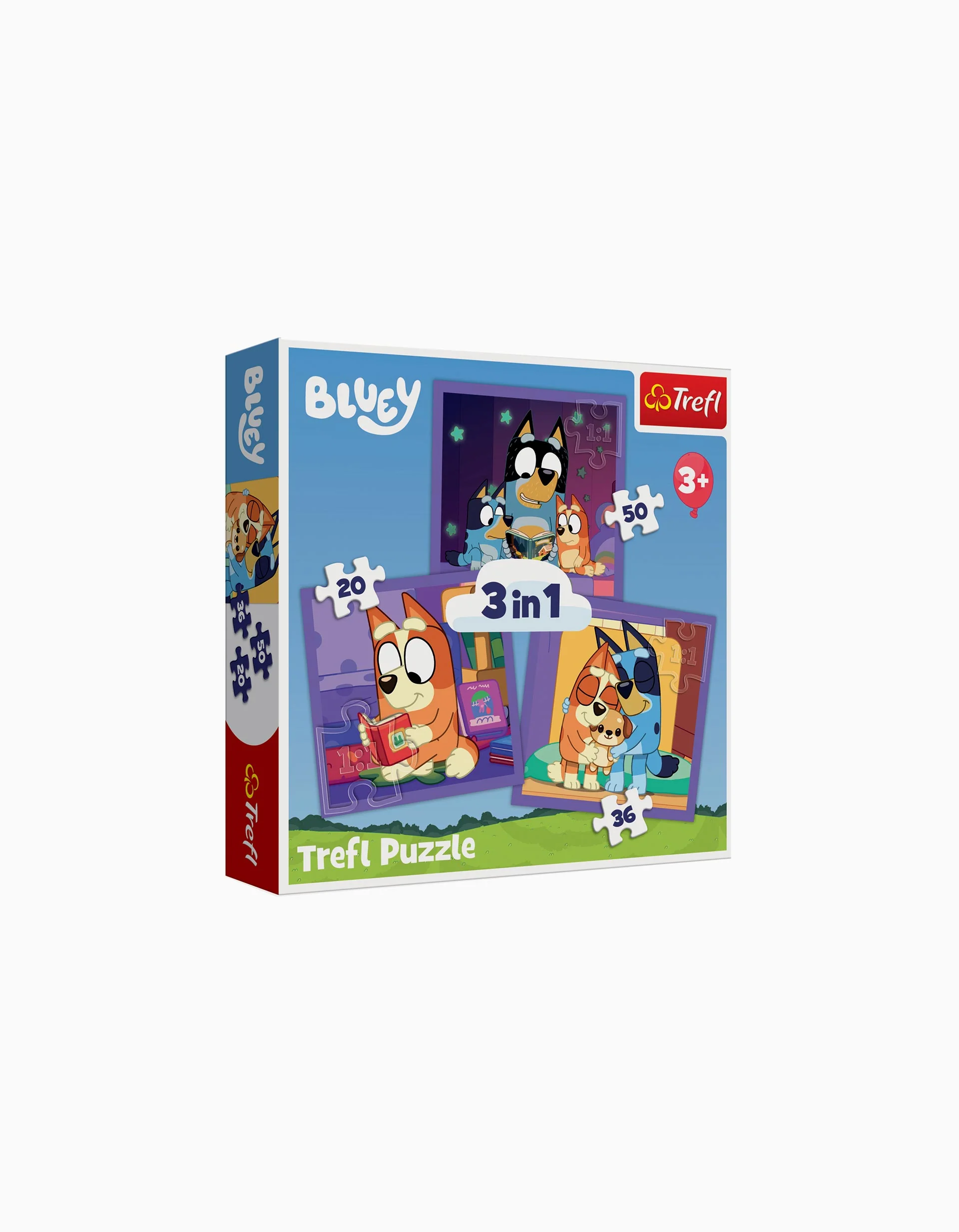 Puzzle 3In1 Trefl 50/36/20 Pcs 'Meet Bluey' 3Y+
