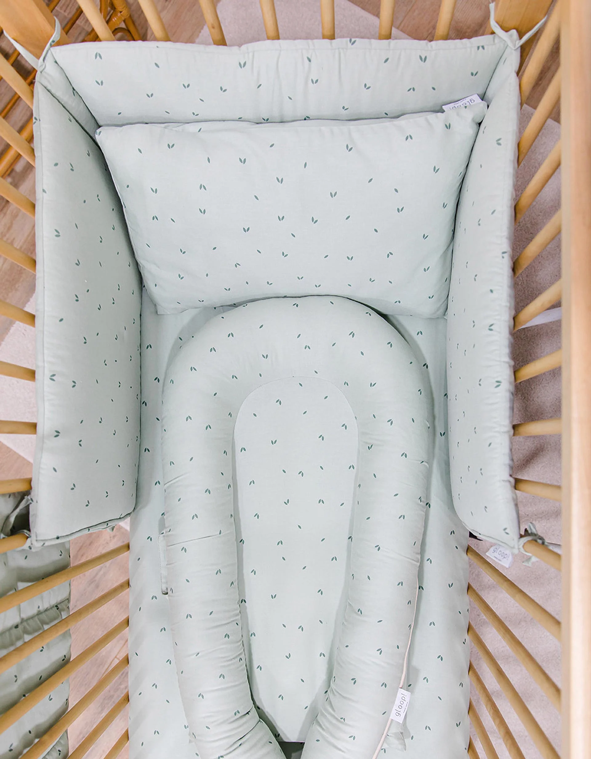 Bed Bumper Gloop! 190X35Cm, Green