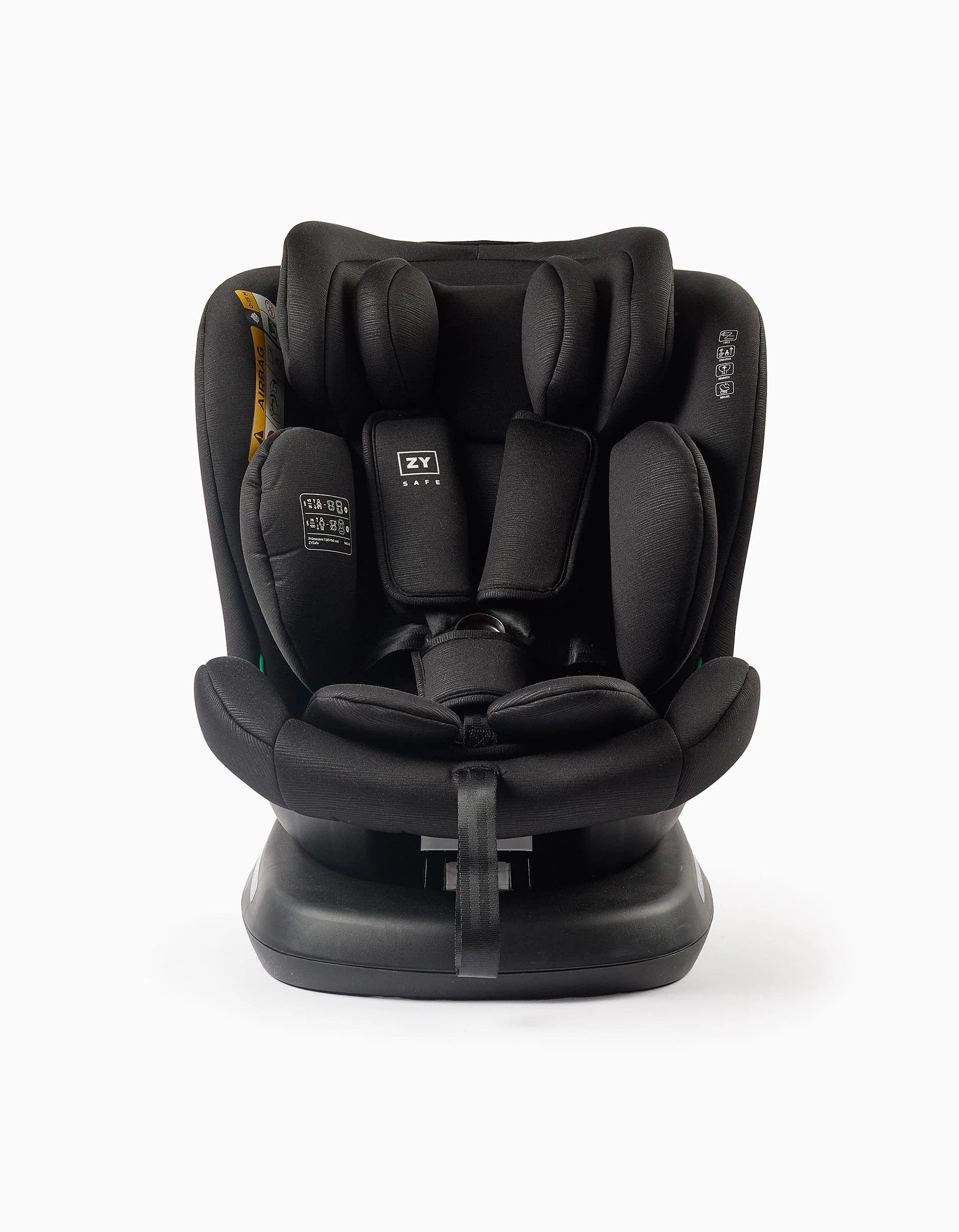 Car Seat I-Size ZY Safe Primecare Belt I (40-150 cm), Black