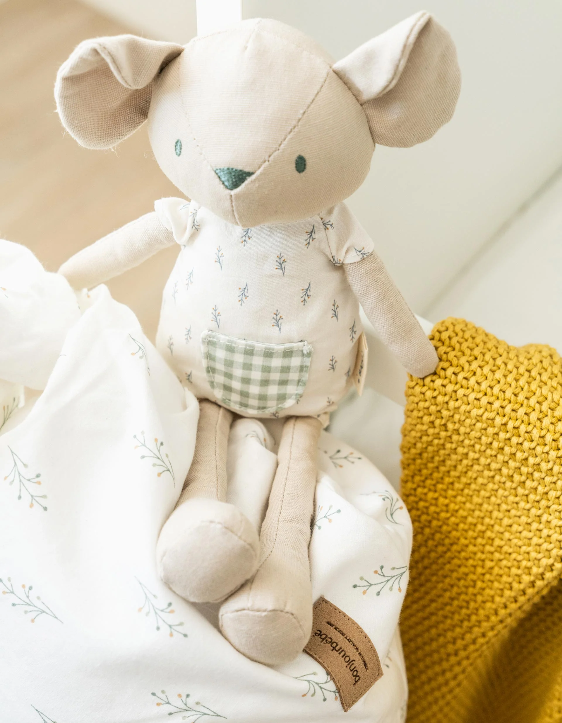 Basil Rat Cloth Doll 0M+
