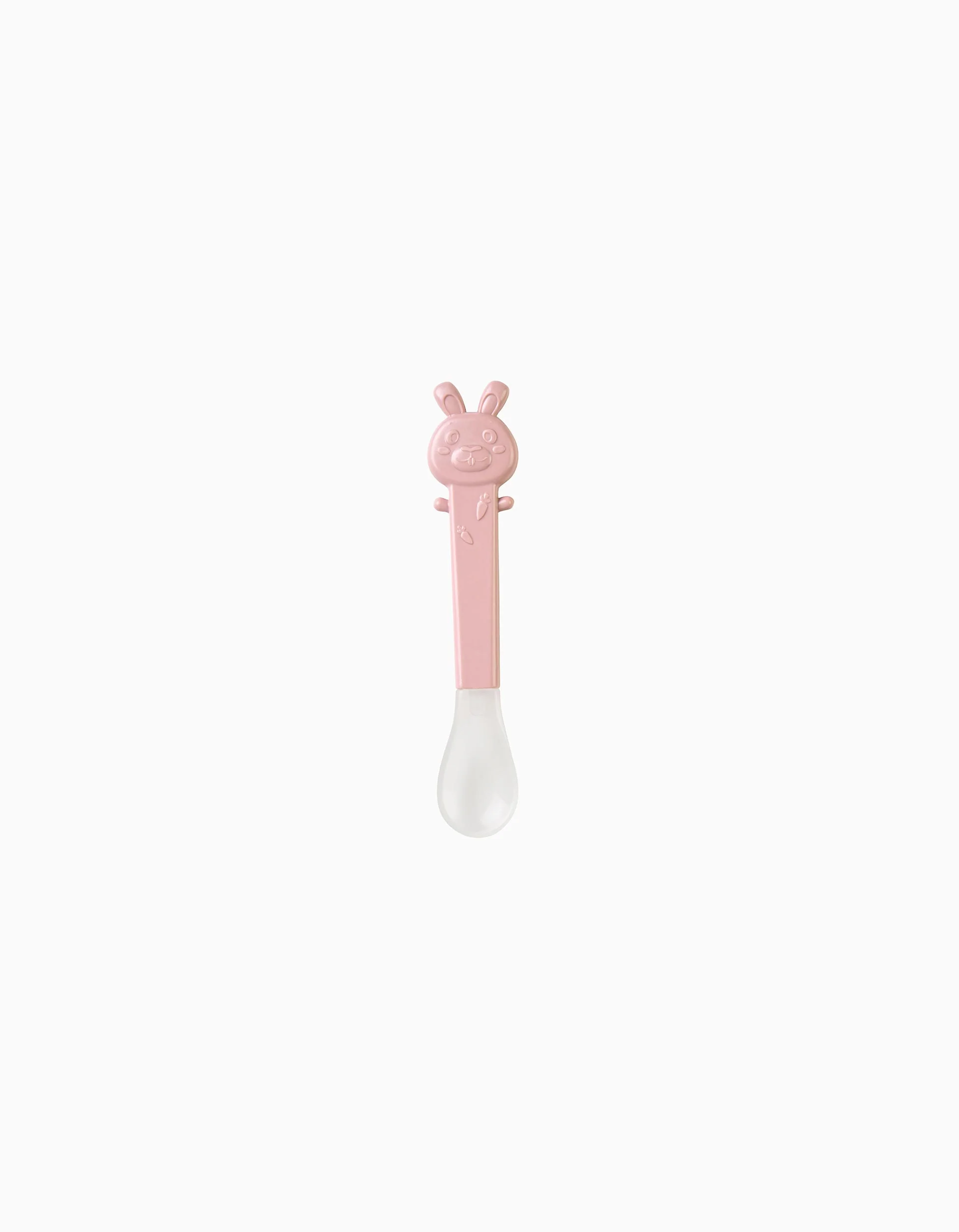 Soft Silicone Spoon Saro 4M+, Dusty Pink