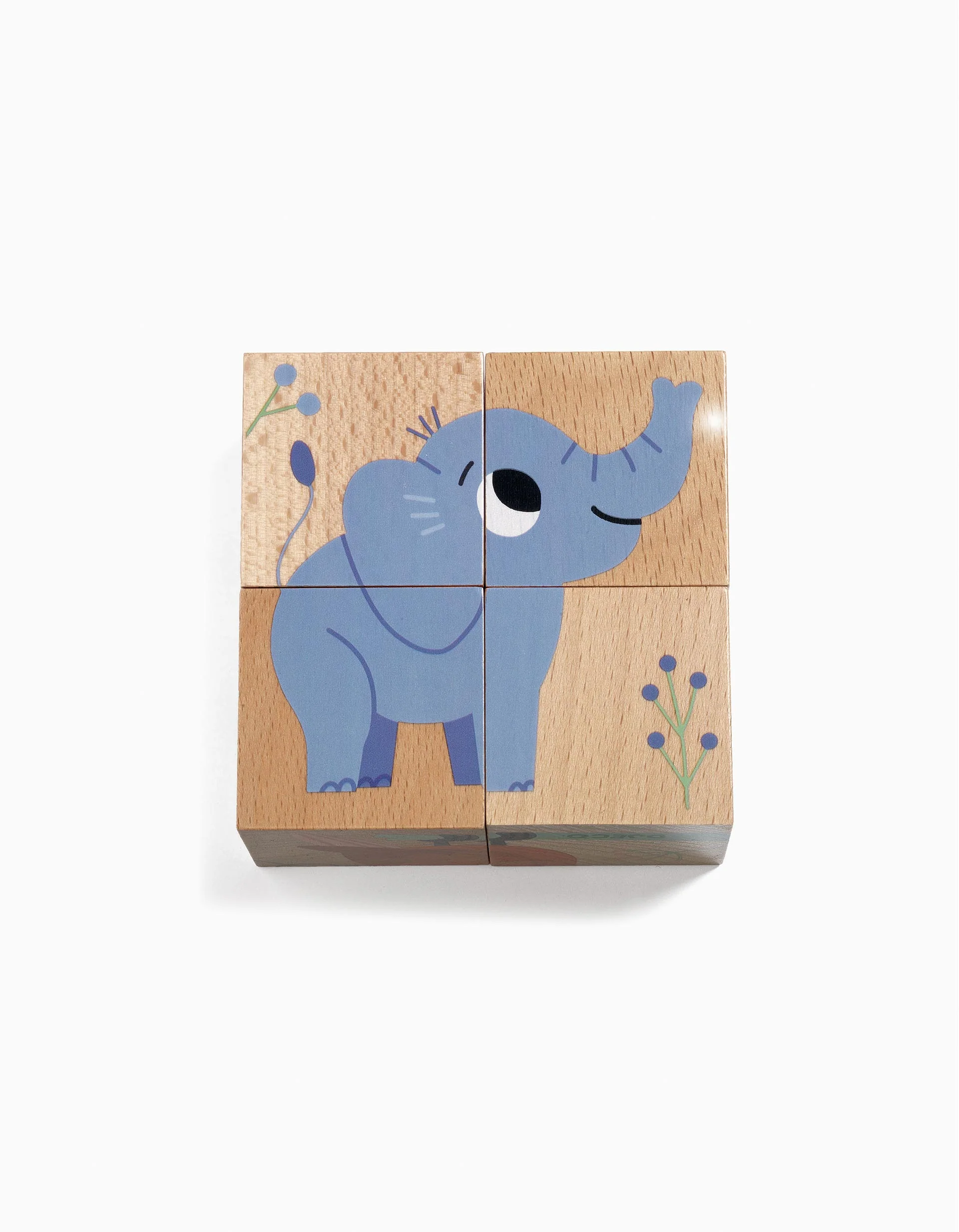 Puzzle Cubos De Madeira Djeco 2A+