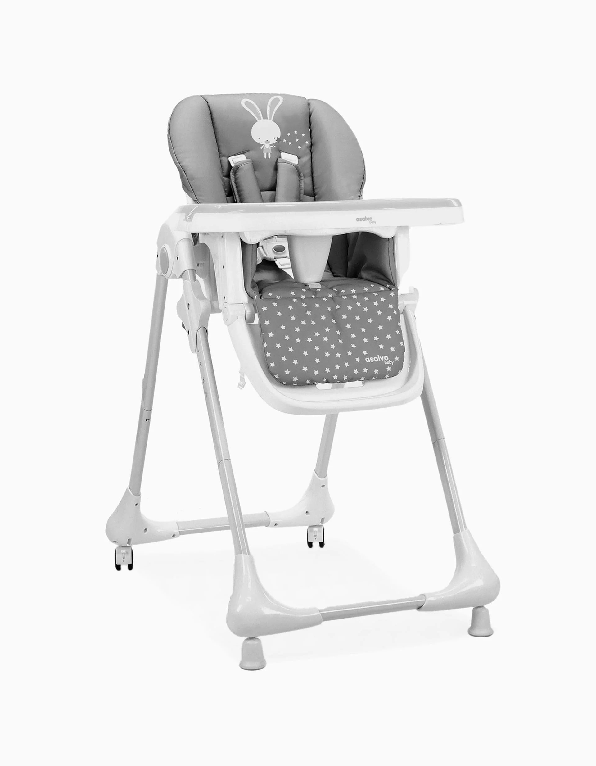Asalvo Bunny Highchair, Grey