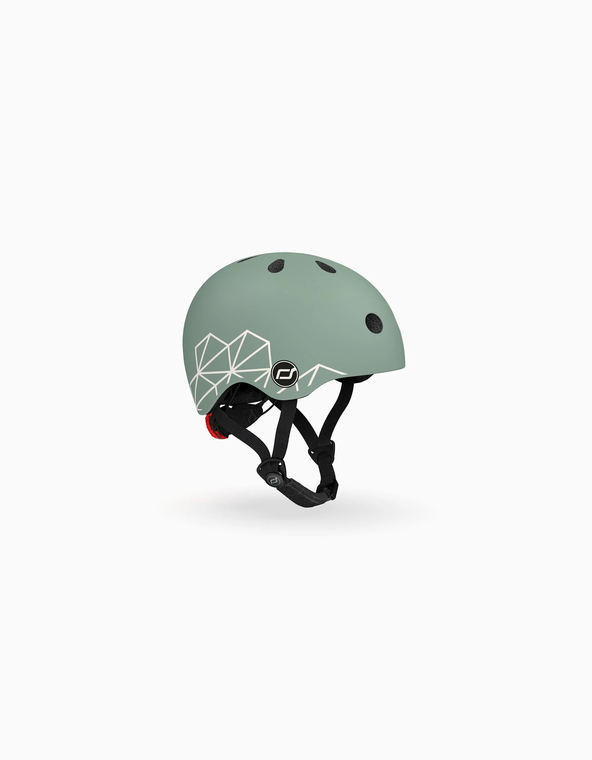 Helmet XXS-S Scoot & Ride, Green Lines