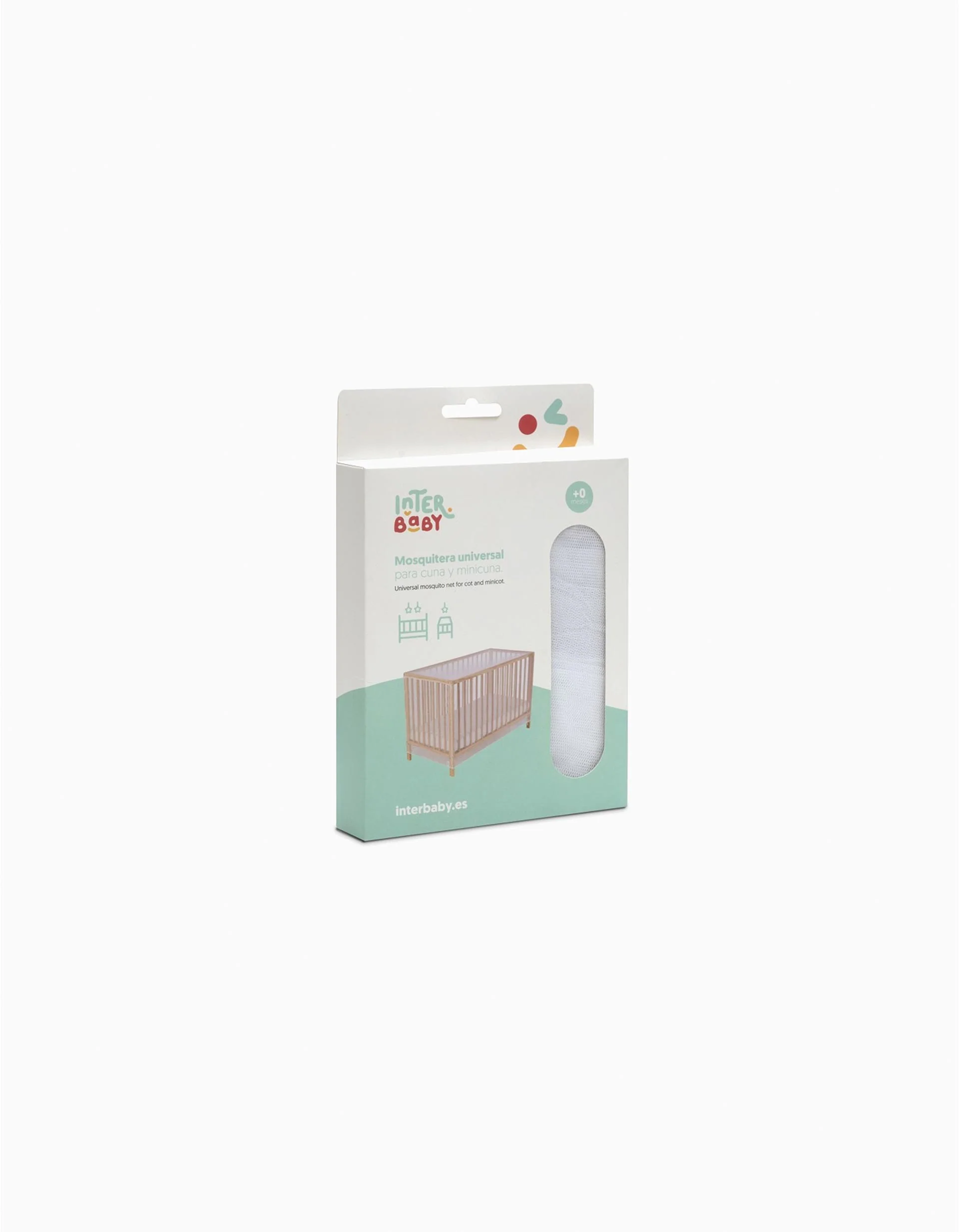 Mosquito Net for Beds and Cots Interbaby, White