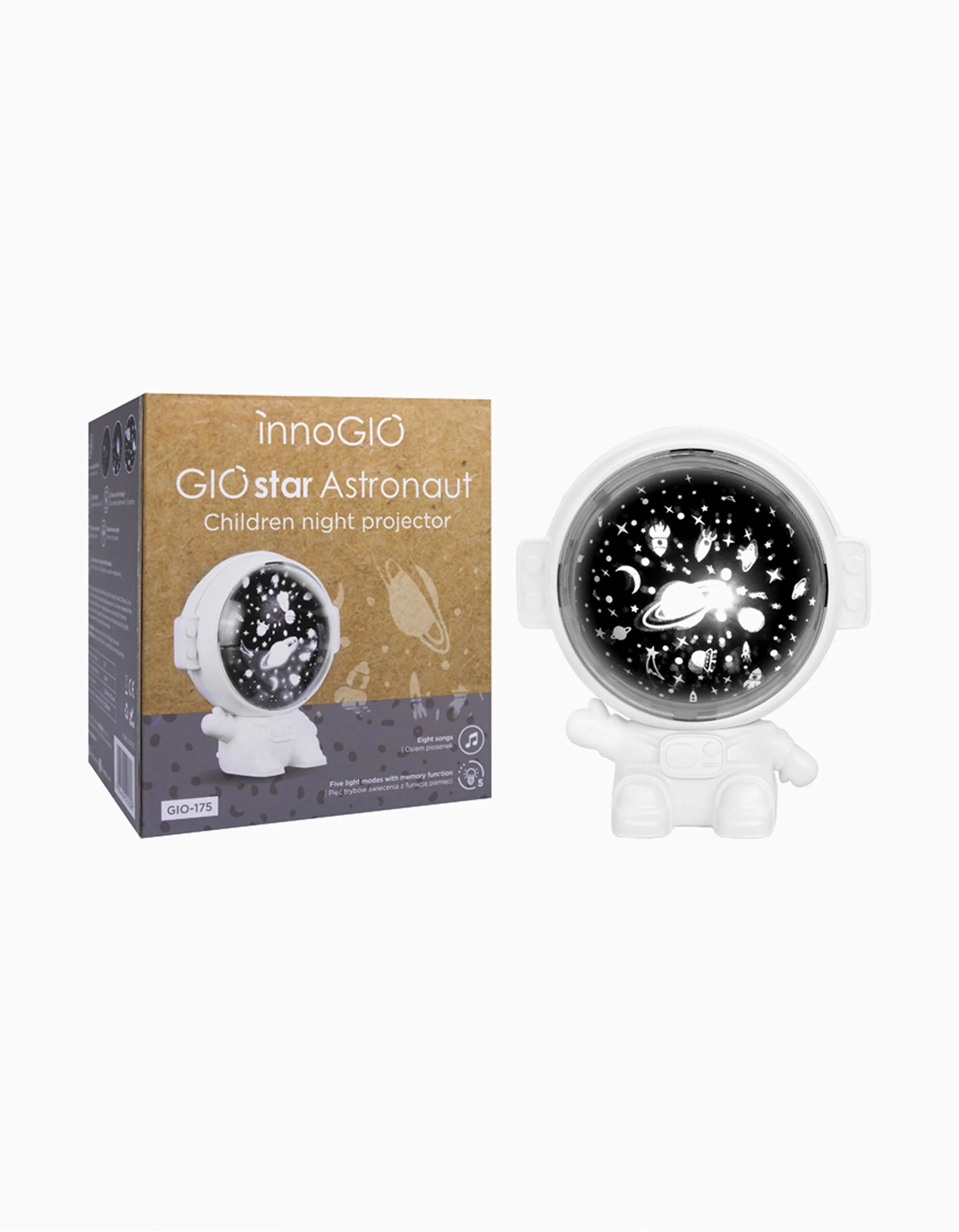 GioStar Astronaut Children's Music Projector InnoGIO