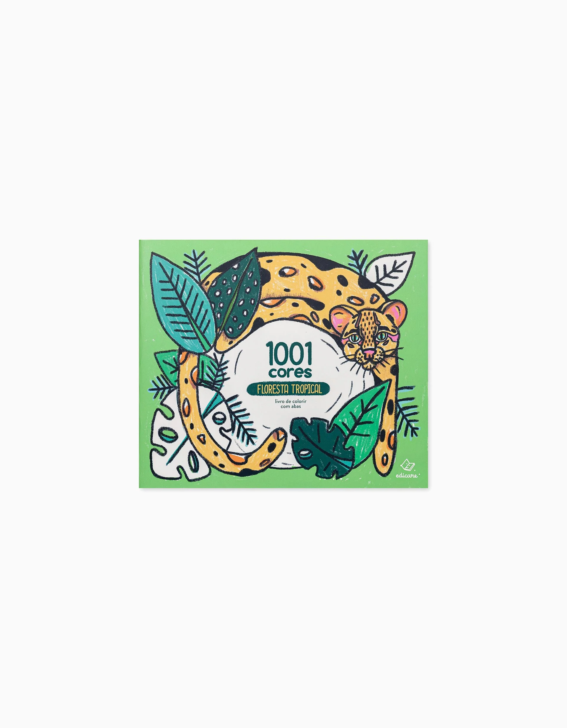 Coloring Book 1001 Colours Tropical Edicare 4Y+