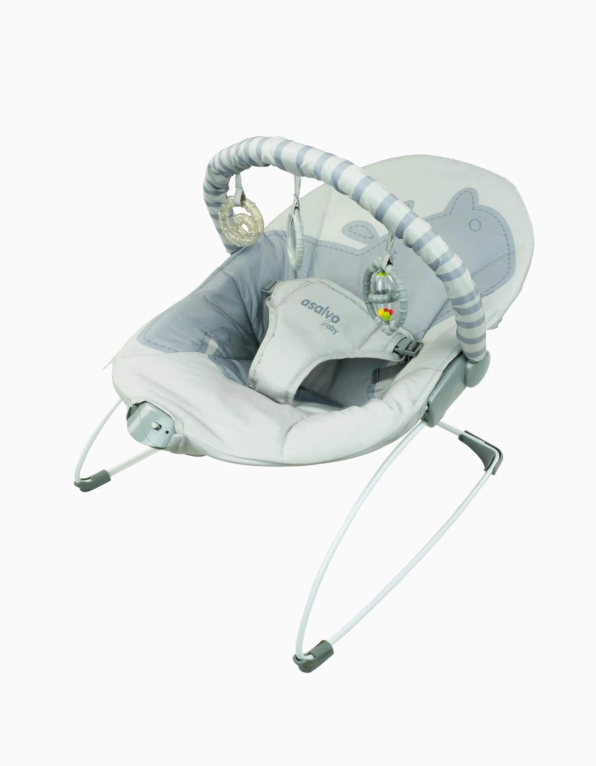 Cadeira De Repouso Asalvo Mumy Hippo Grey