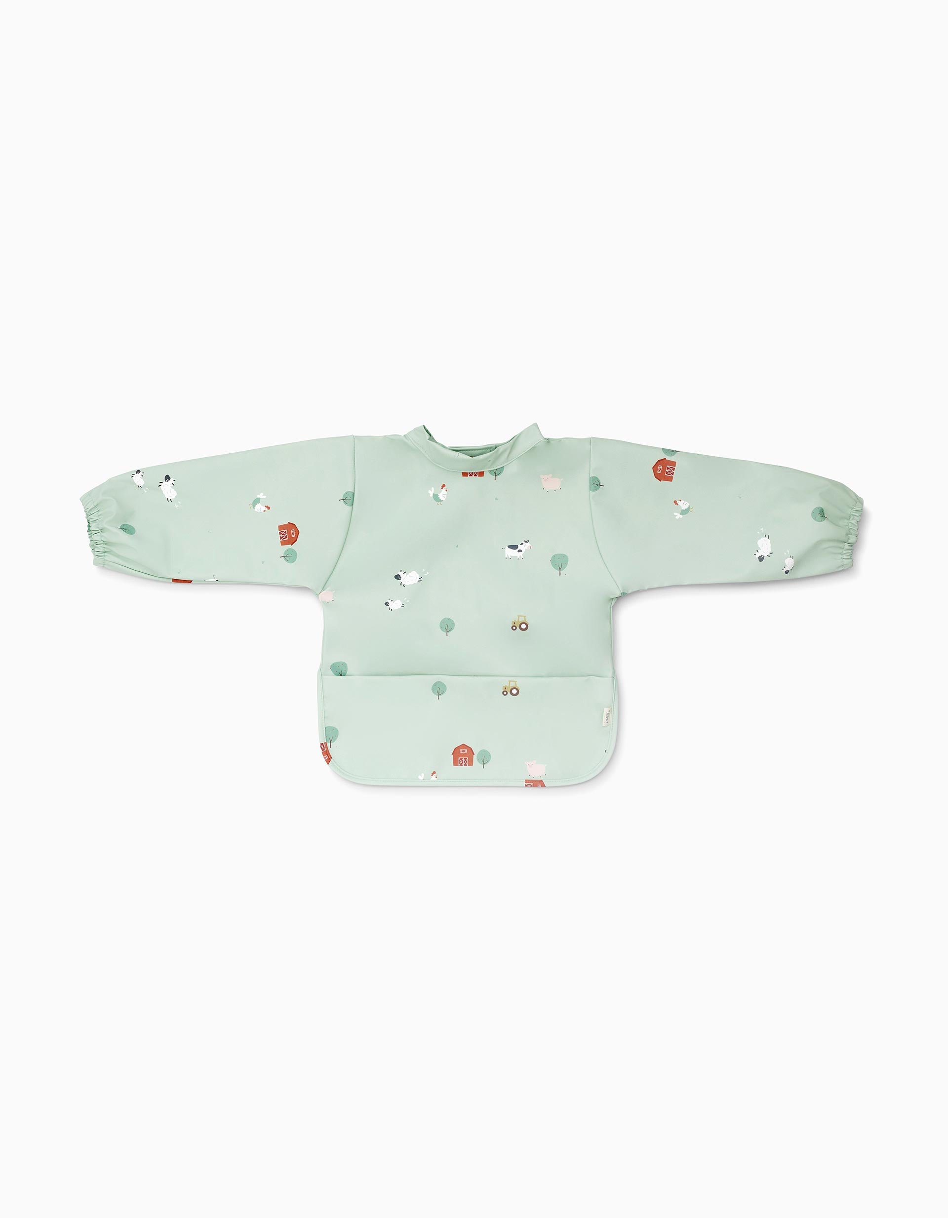 Saro Funny Farm Waterproof Bib with Sleeves