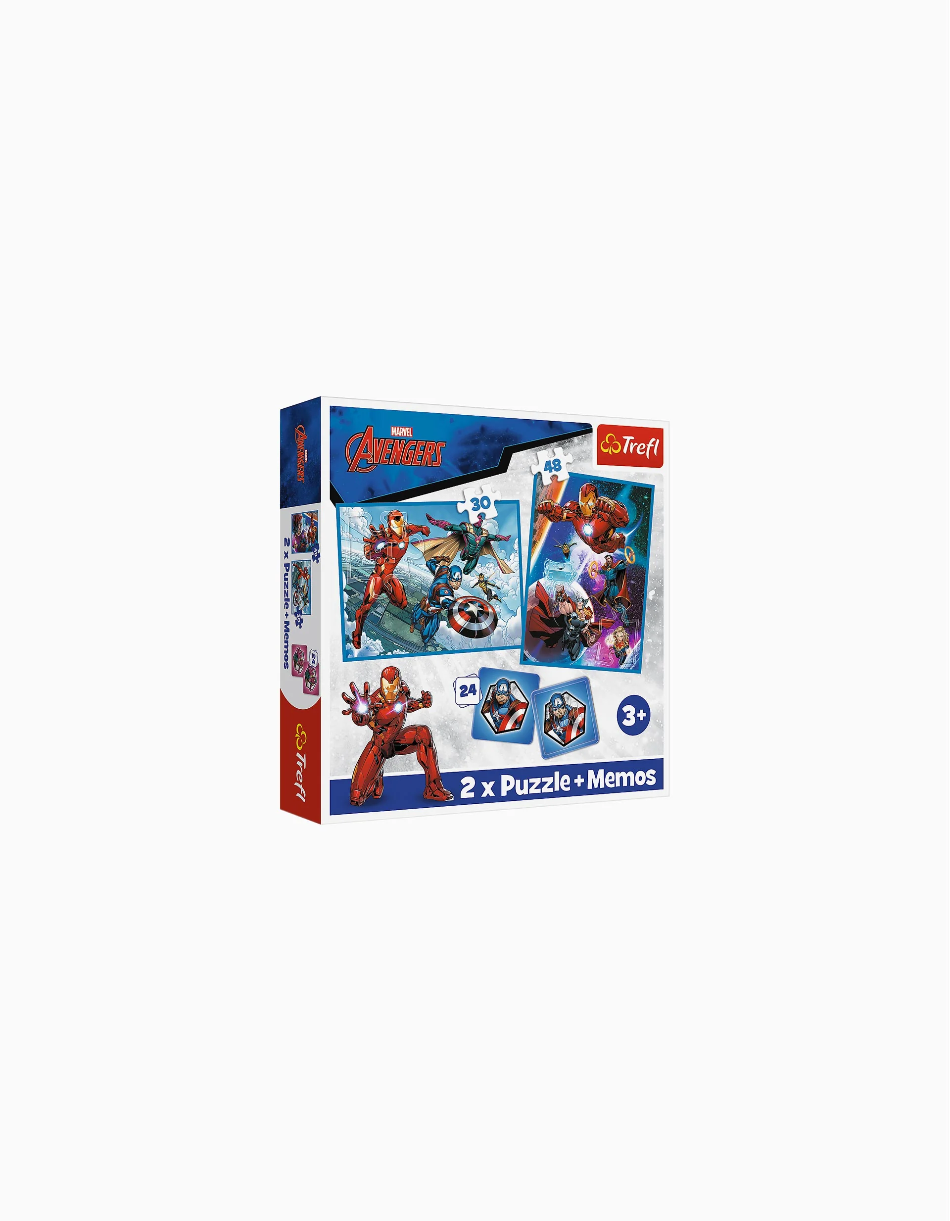 Puzzle 2In1 Trefl 30/48 Pcs 'Heroes in the Action' 3Y+