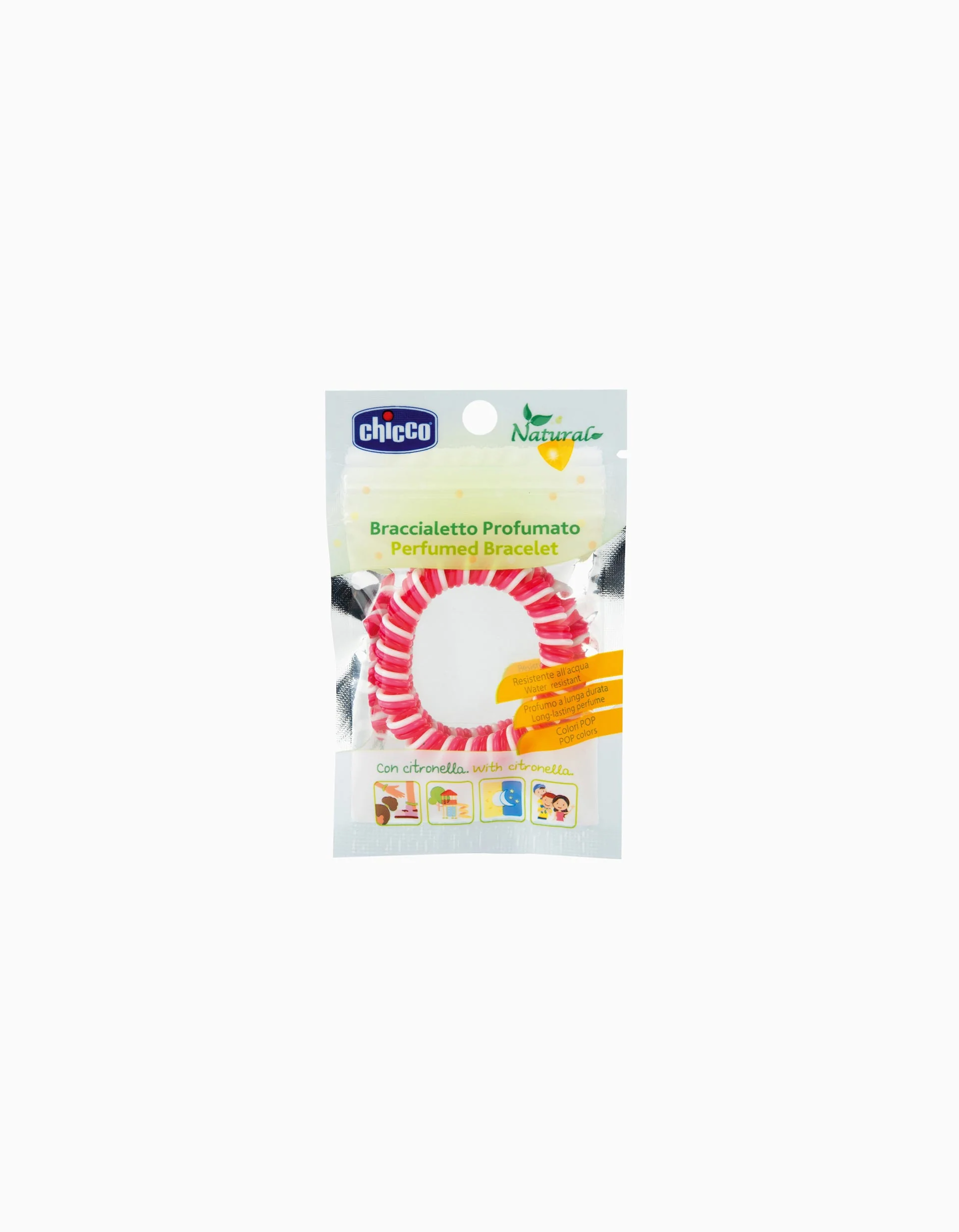 1 Chicco Anti-mosquito Perfumed Bracelet Assorted 3A+
