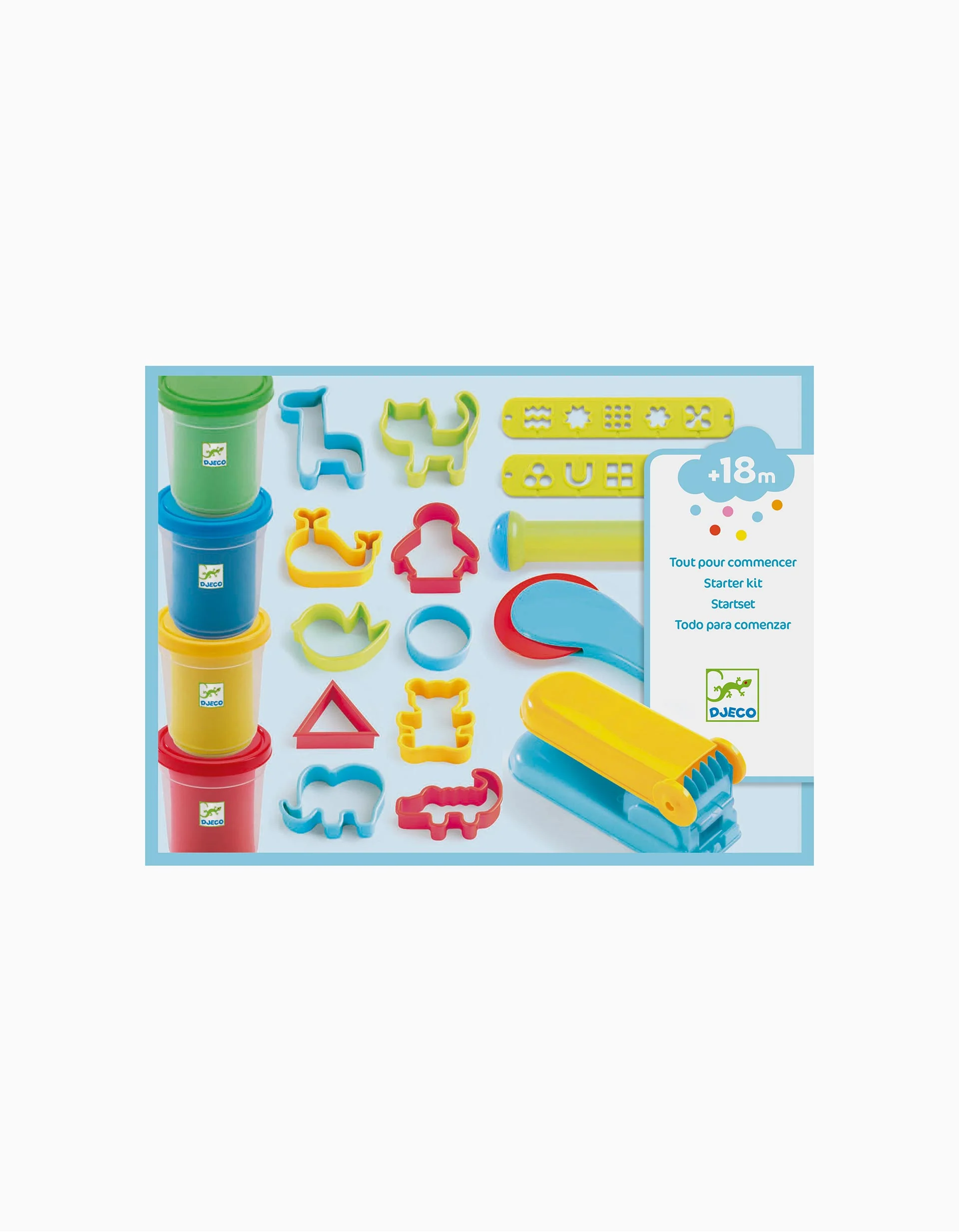 Play Dough And Accessories Set By Djeco
