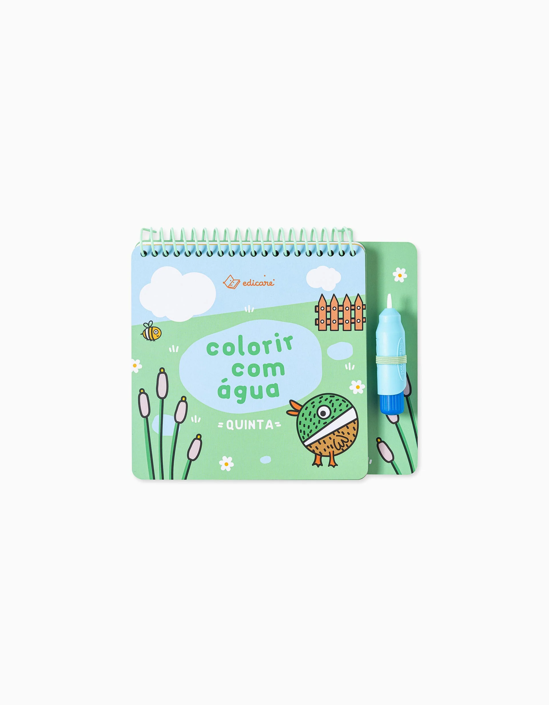 Water Colouring Book Farm Animals Edicare 4Y+