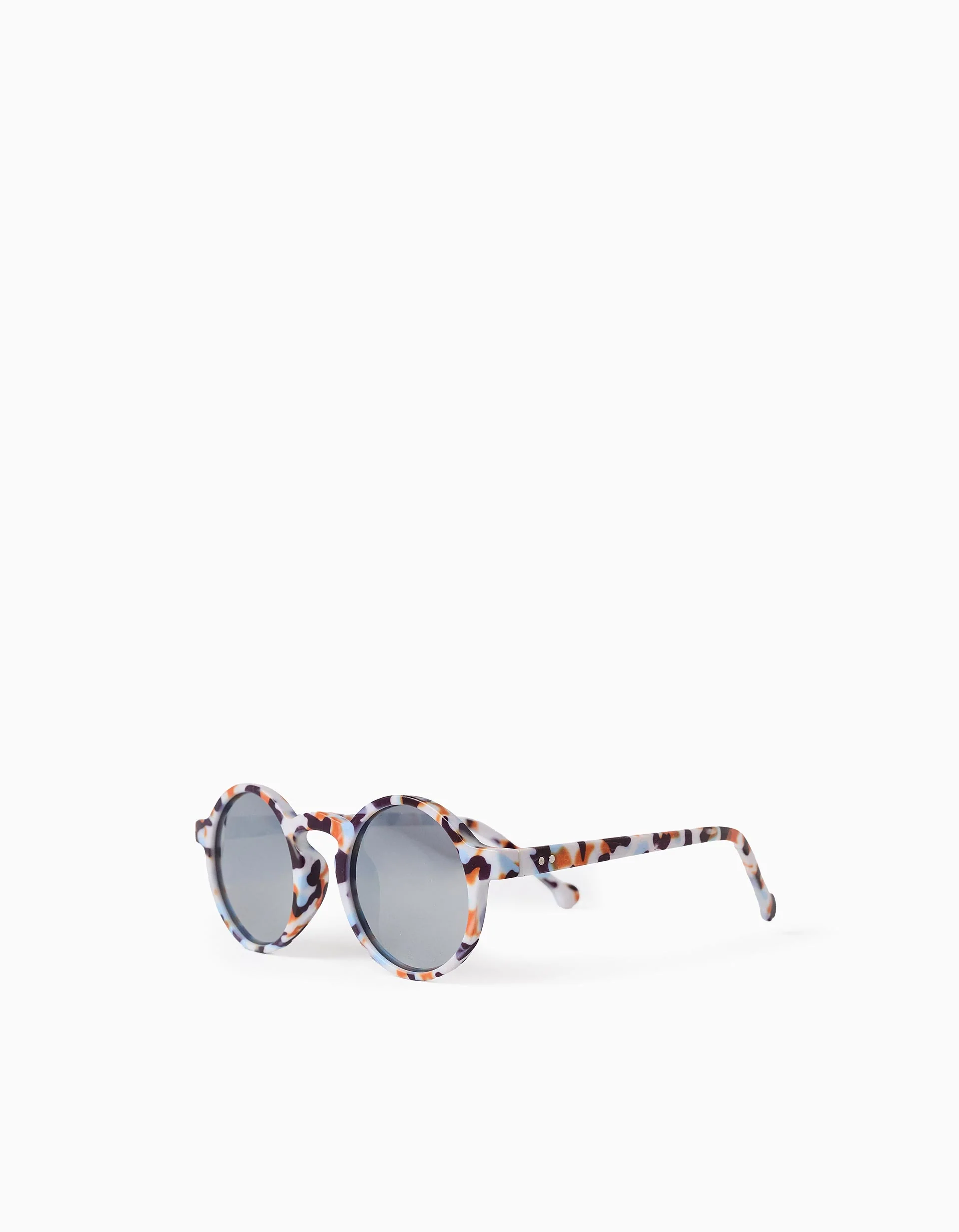 Round UV Level 3 Sunglasses for Children 5-10Y, Multicolour