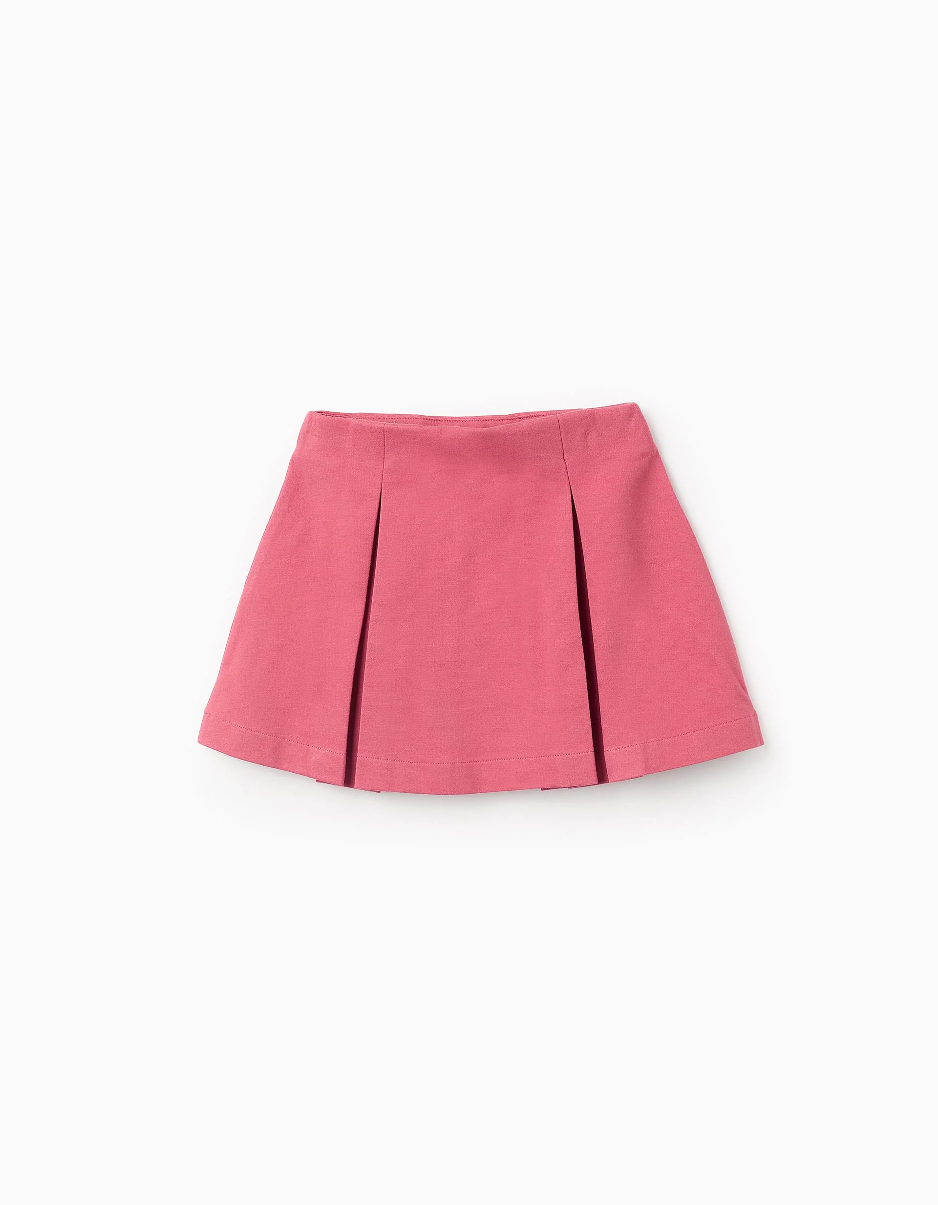 Roma Knit Pleated Skirt for Girls, Pink