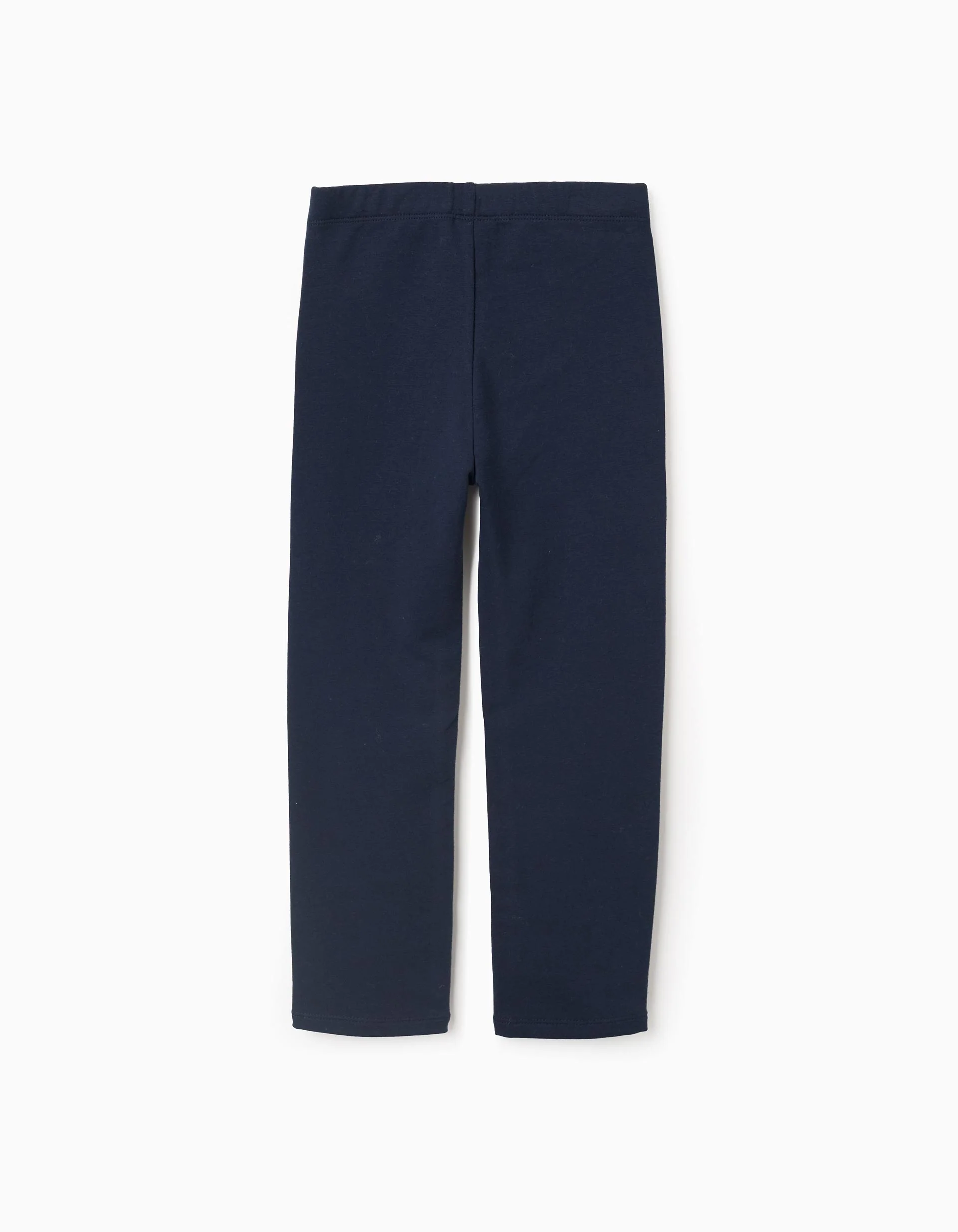 Ruffled Leggings for Girls, Dark Blue