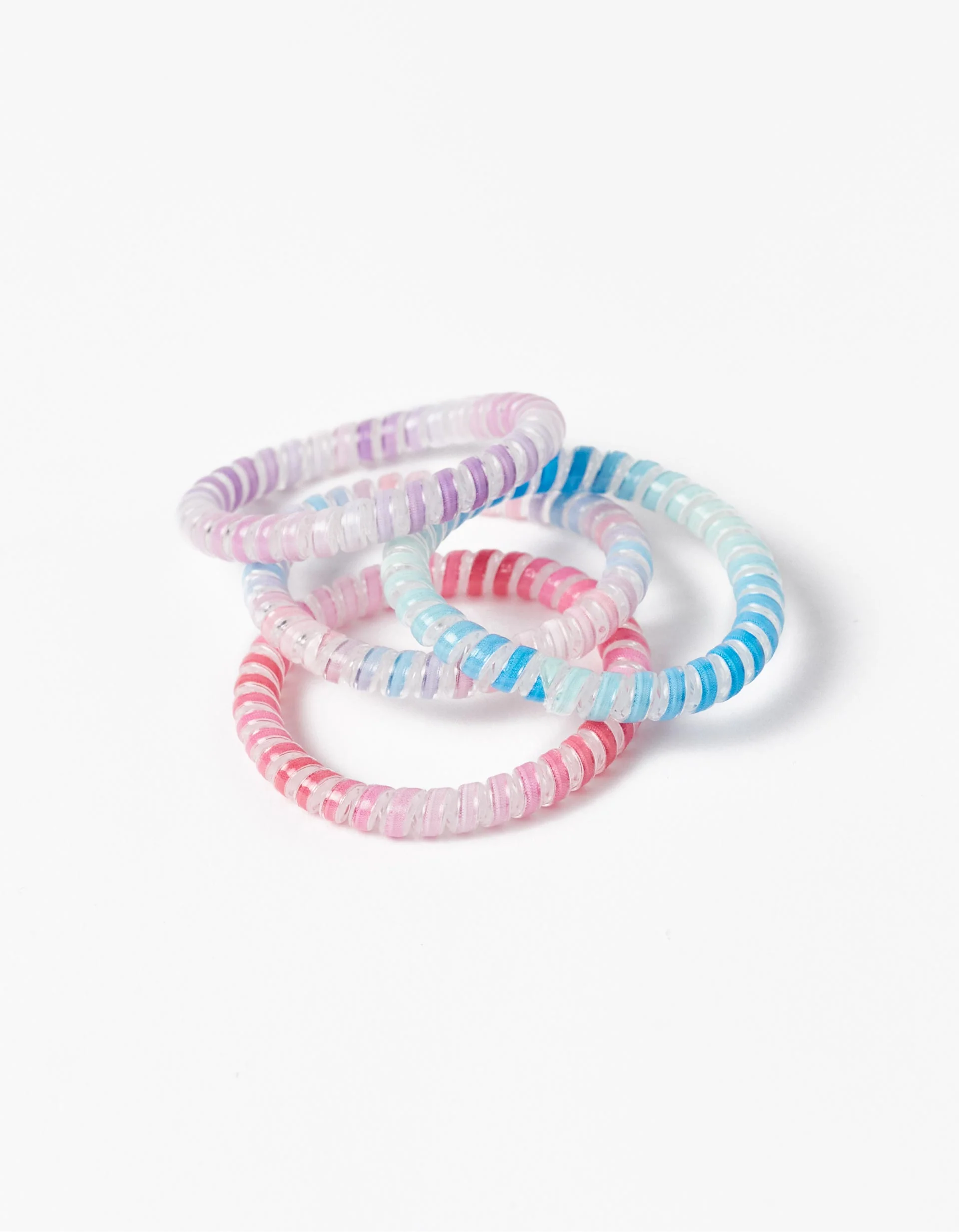 Pack of 4 Hair Elastics for Baby and Girl, Multicolour