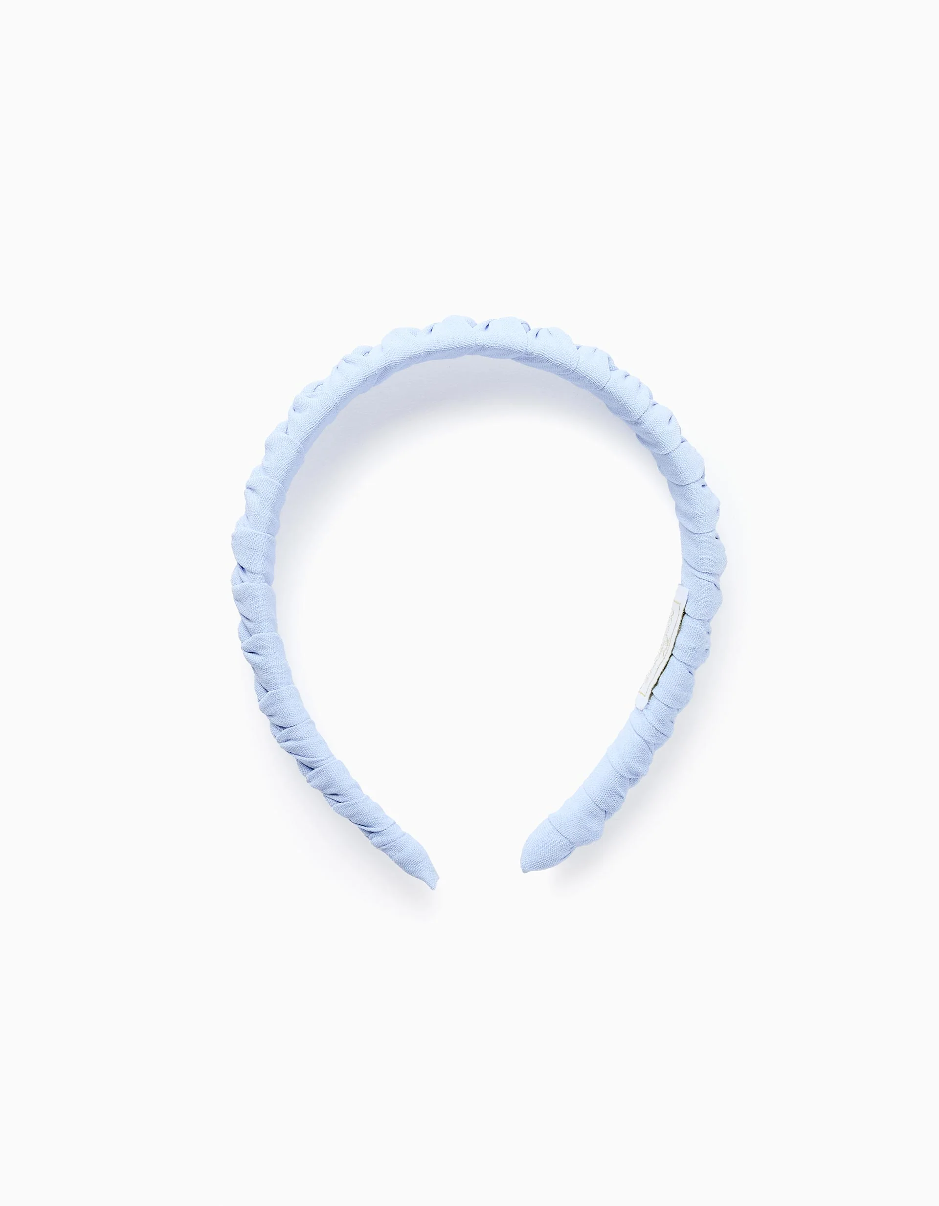 Braided Fabric Headband for Baby and Girls, Light Blue