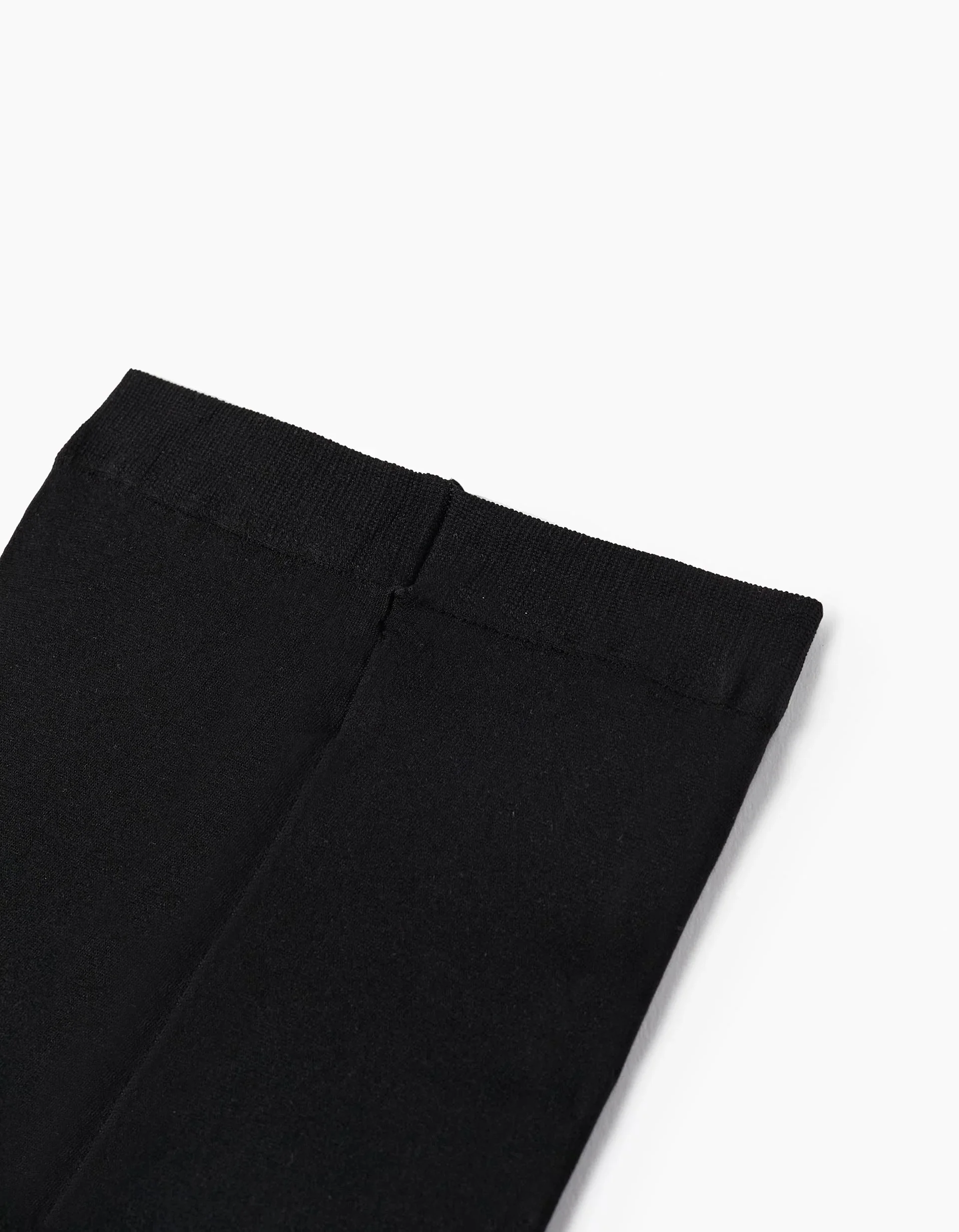 Pack of 2 40Den Microfiber Tights for Girls, Black