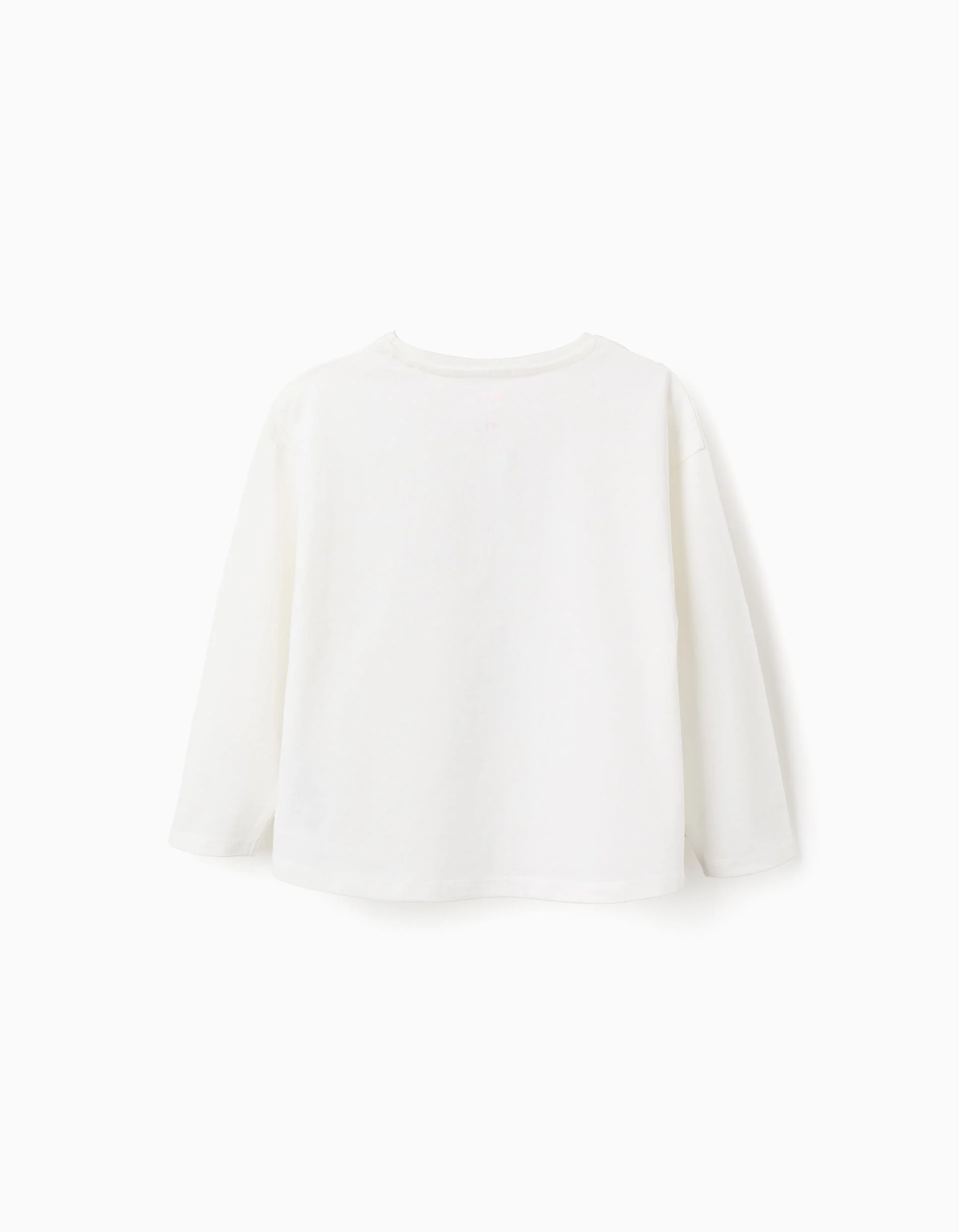 Long-Sleeved T-Shirt for Girls 'Stitch', White