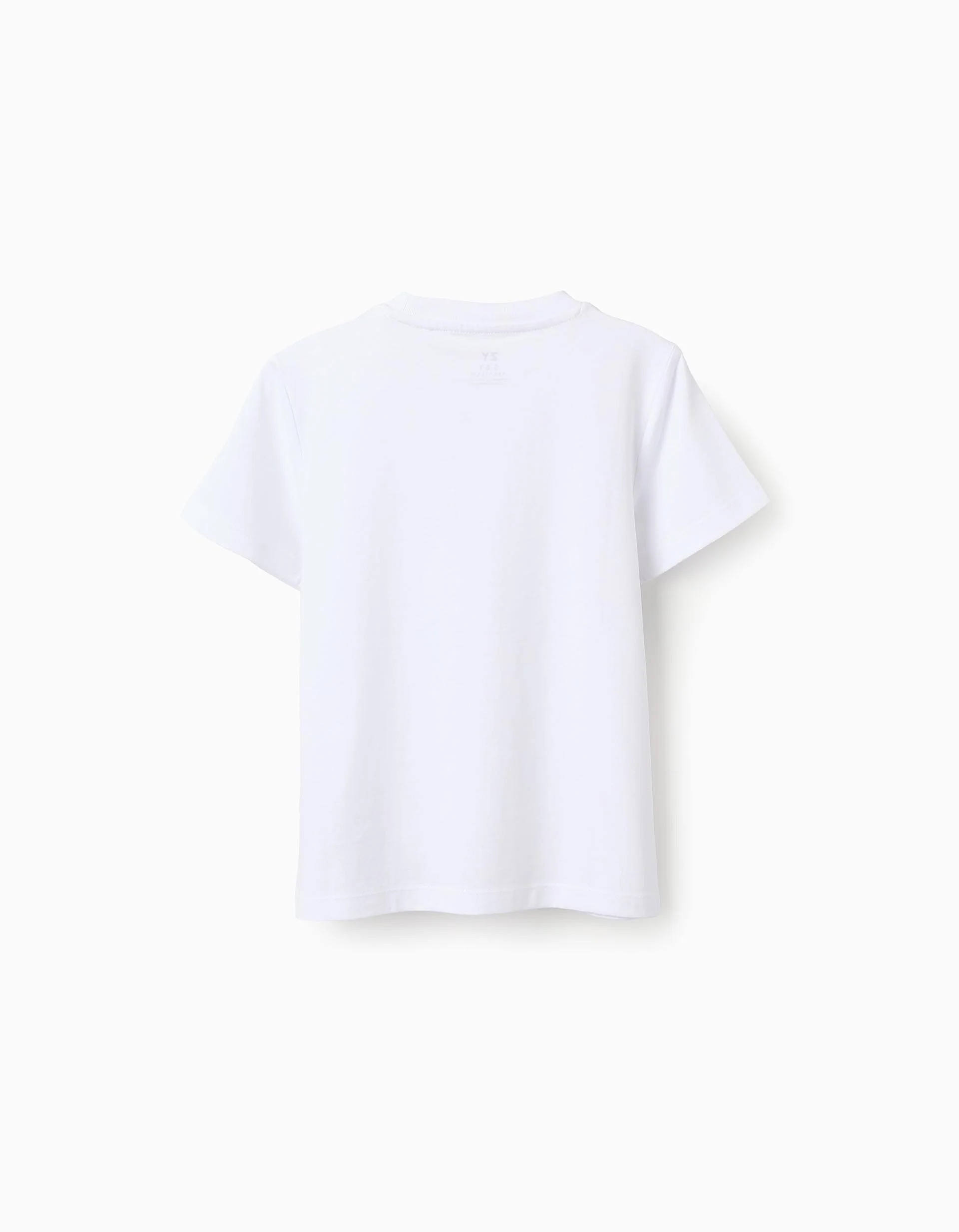 Pack of 2 Cotton T-shirts for Boys, White