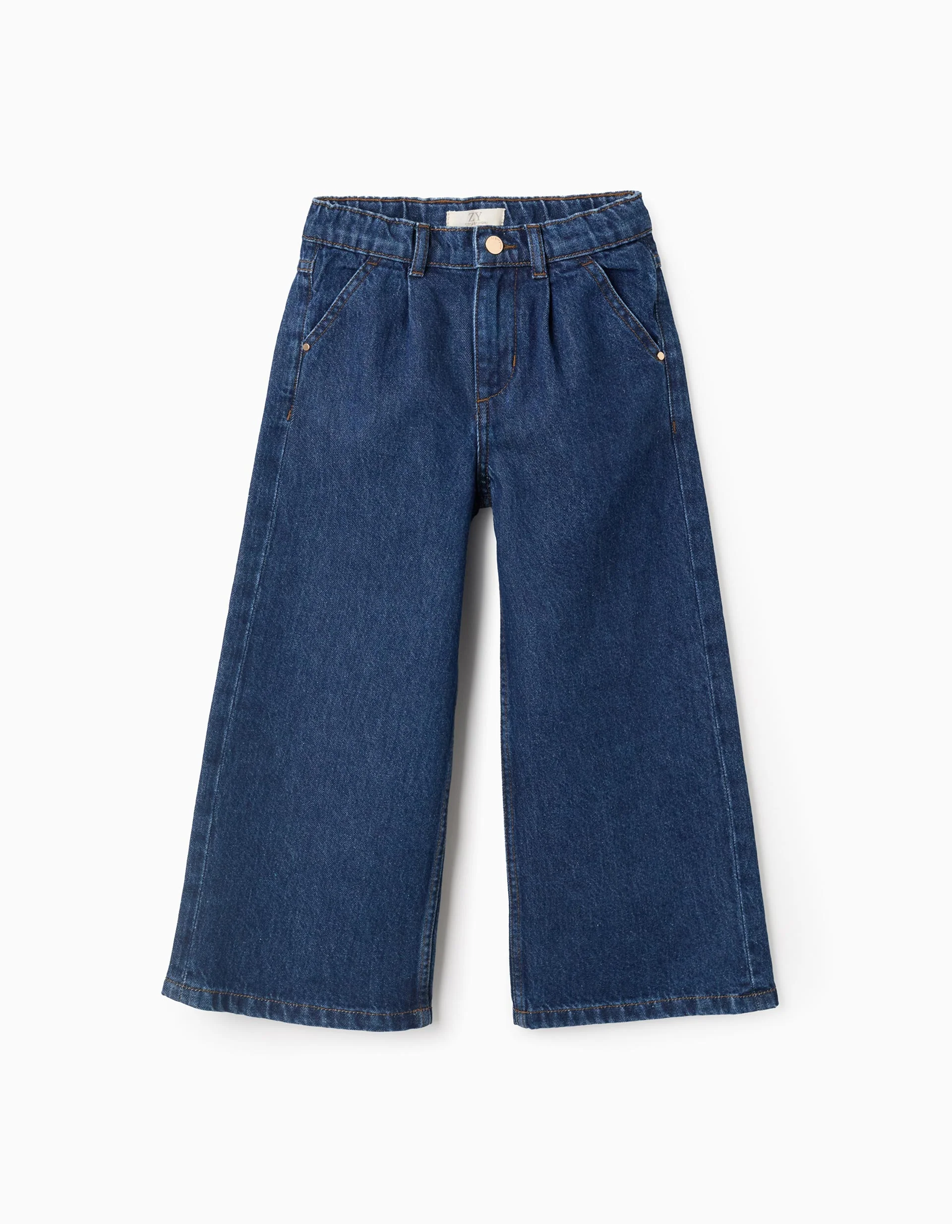 Jeans for Girls 'Wide Leg', Dark Blue