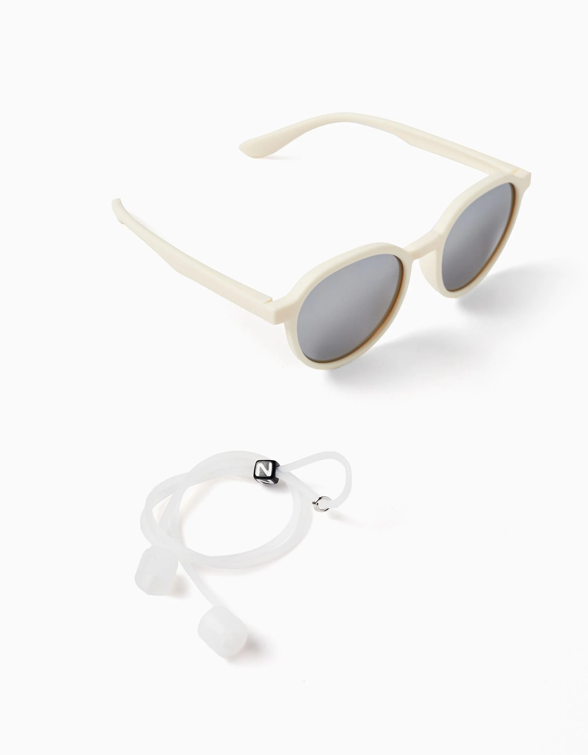 Sunglasses with Level 3 UV Protection for Girls, White