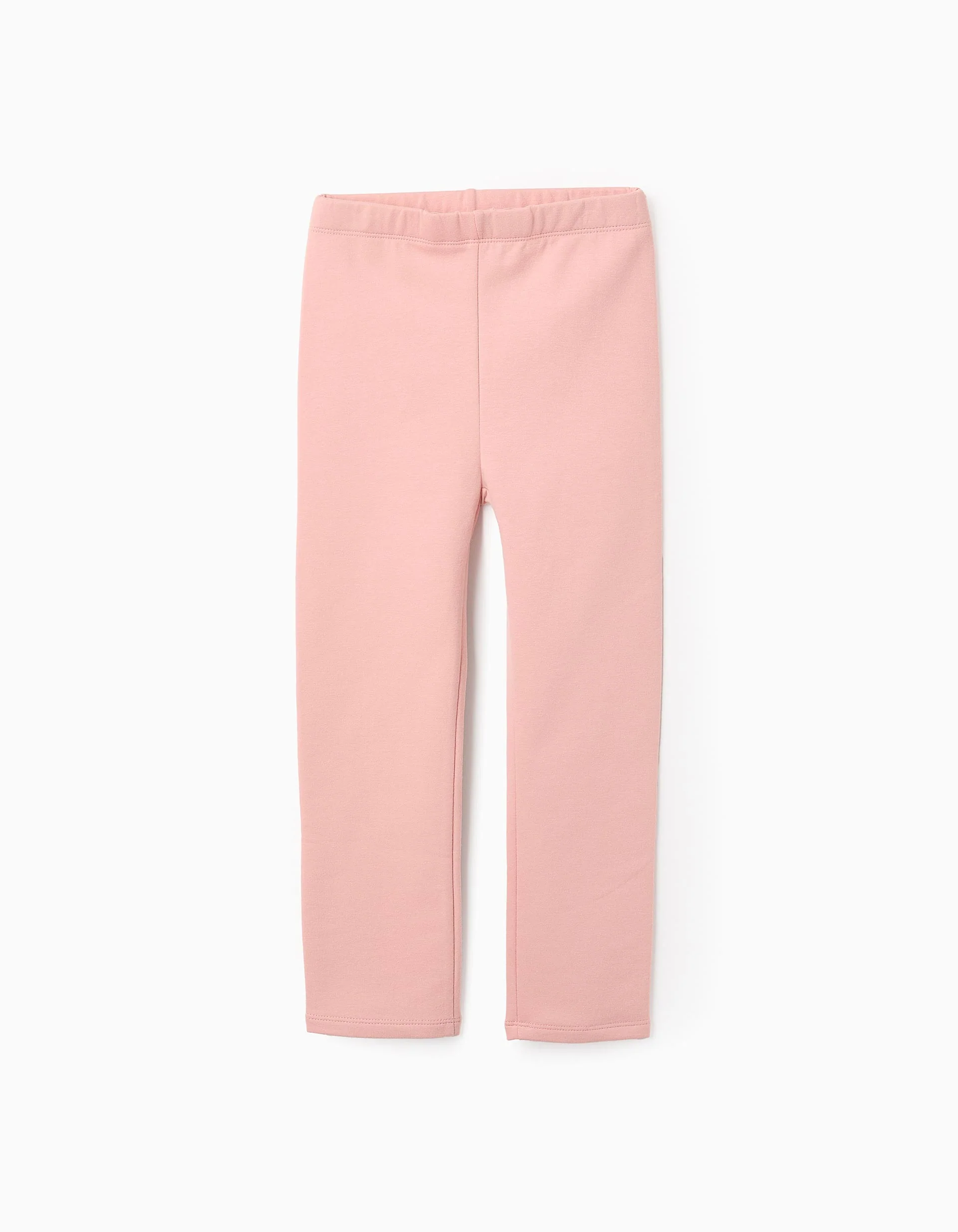 Brushed Leggings for Girls, Light Pink