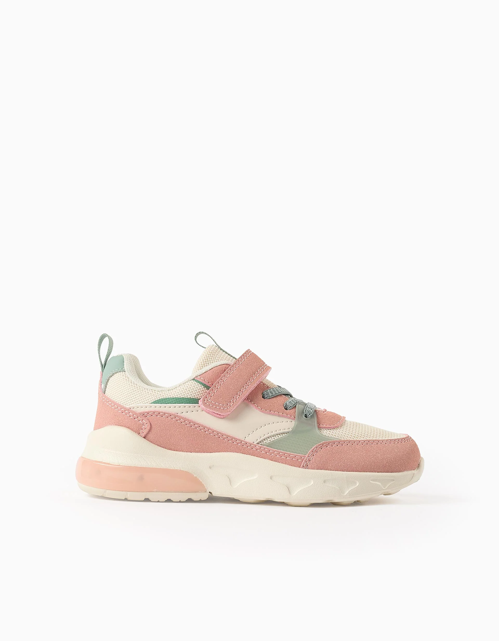 Light-up Trainers for Girls 'Superlight Runner', Pink/Beige