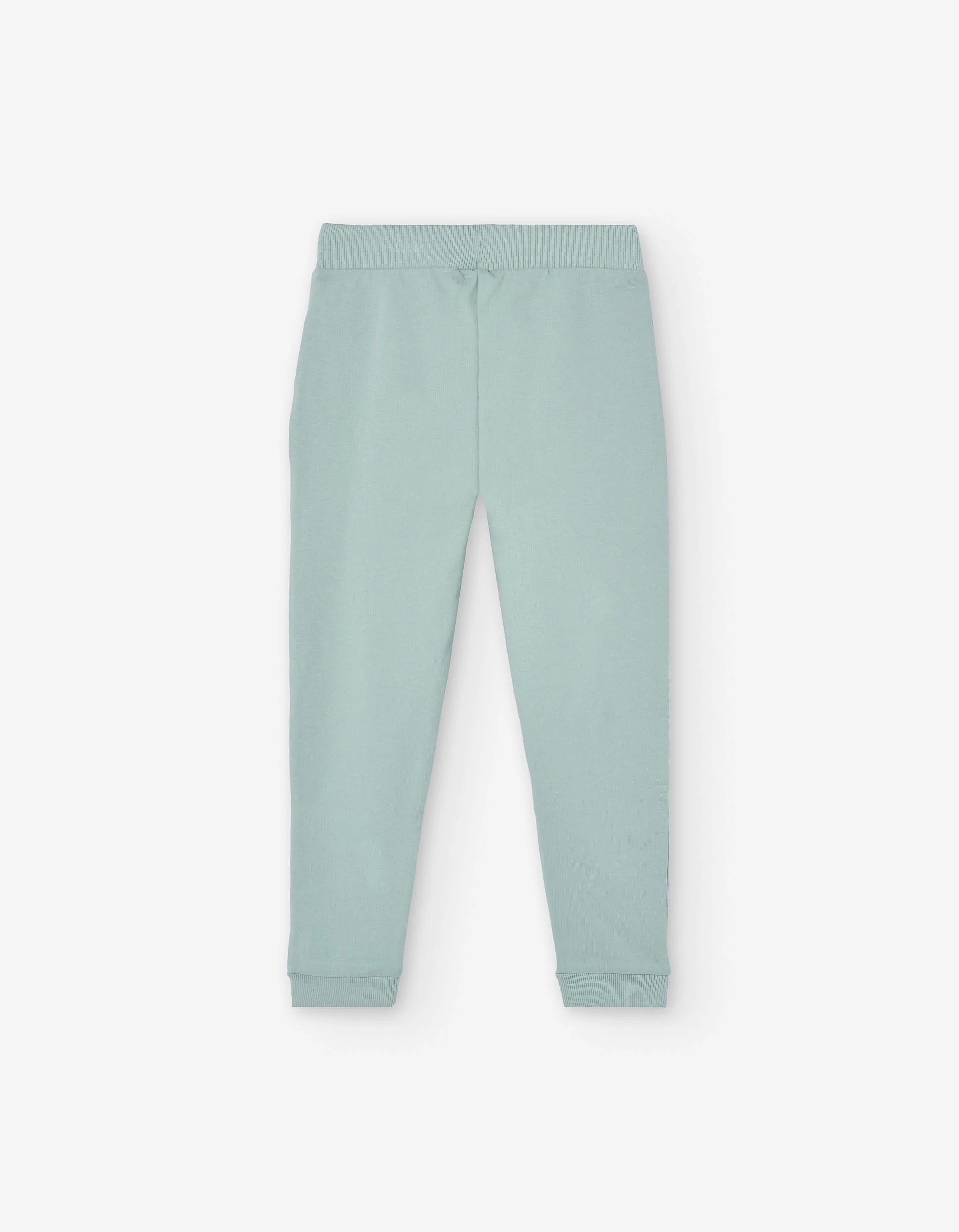 Joggers with functional drawstring for girls, green