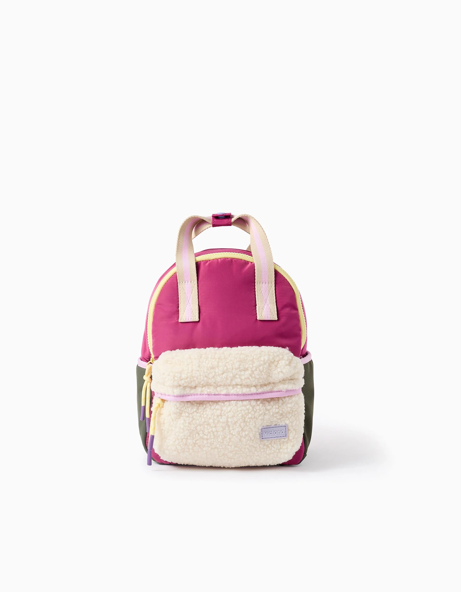 Victoria Nylon Backpack for Girls, Multicoloured