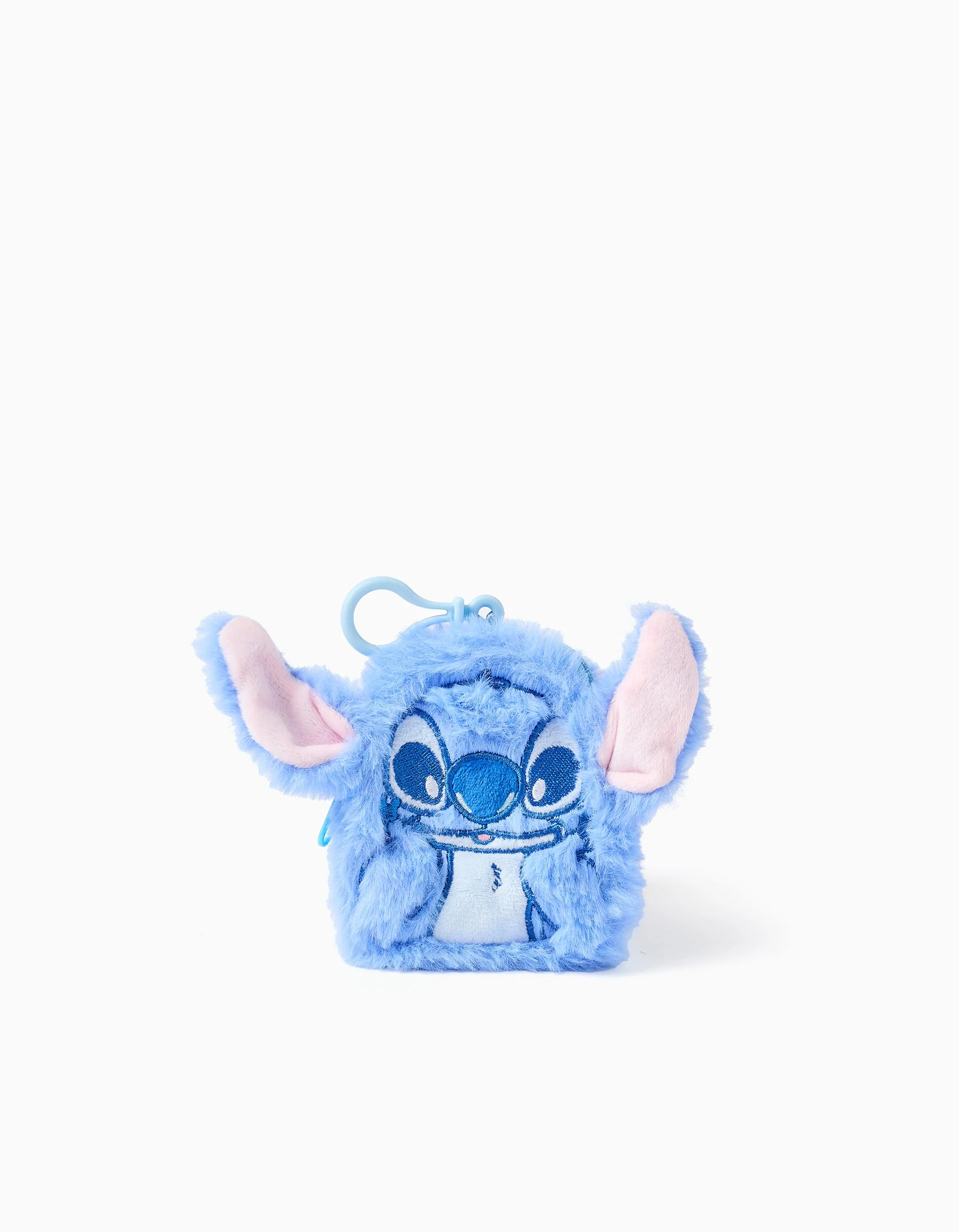 Plush Wallet with Keyring 'Stitch' for Girls, Blue
