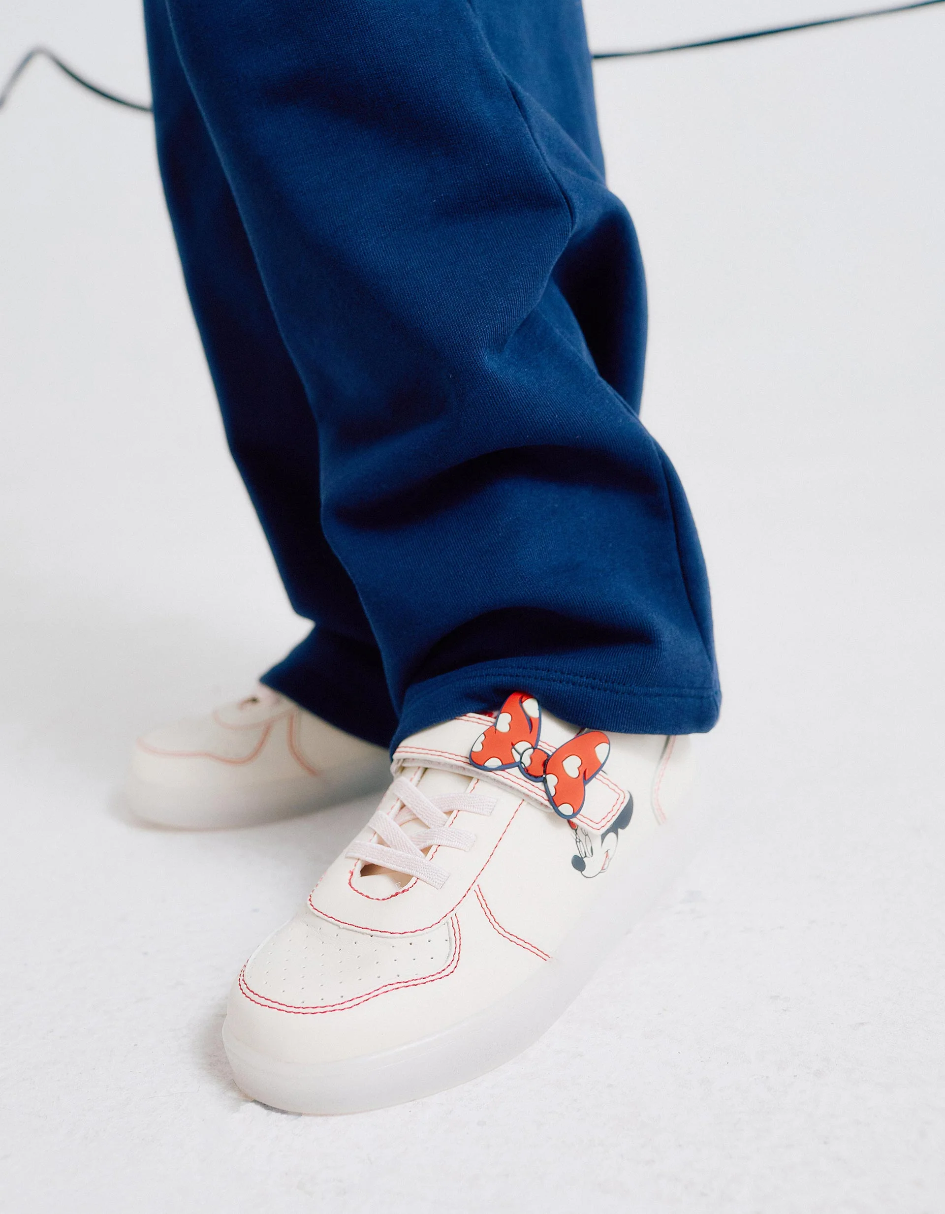 Light-Up Trainers for Girls 'Minnie', Beige/Red