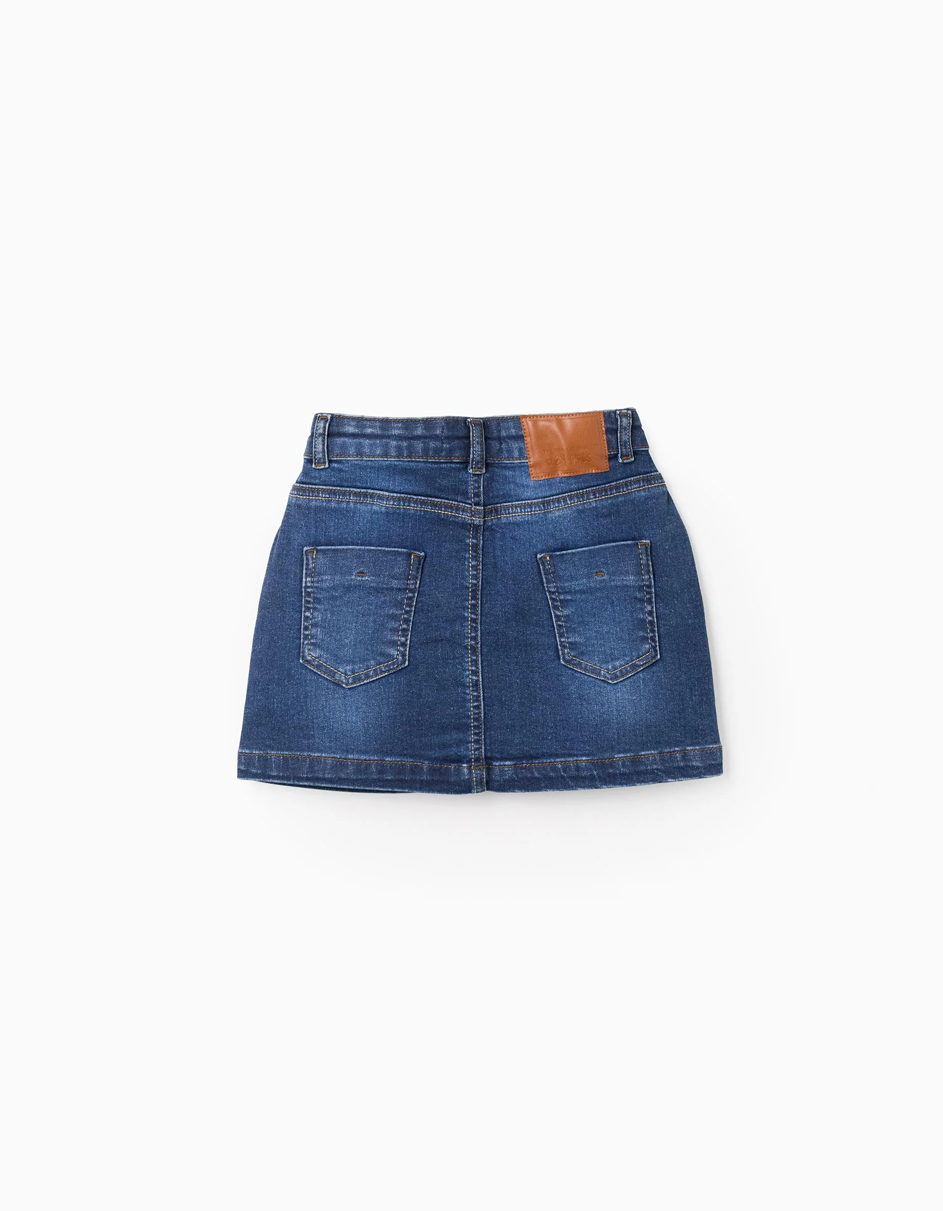 Denim Mini-skirt for Girls, Blue