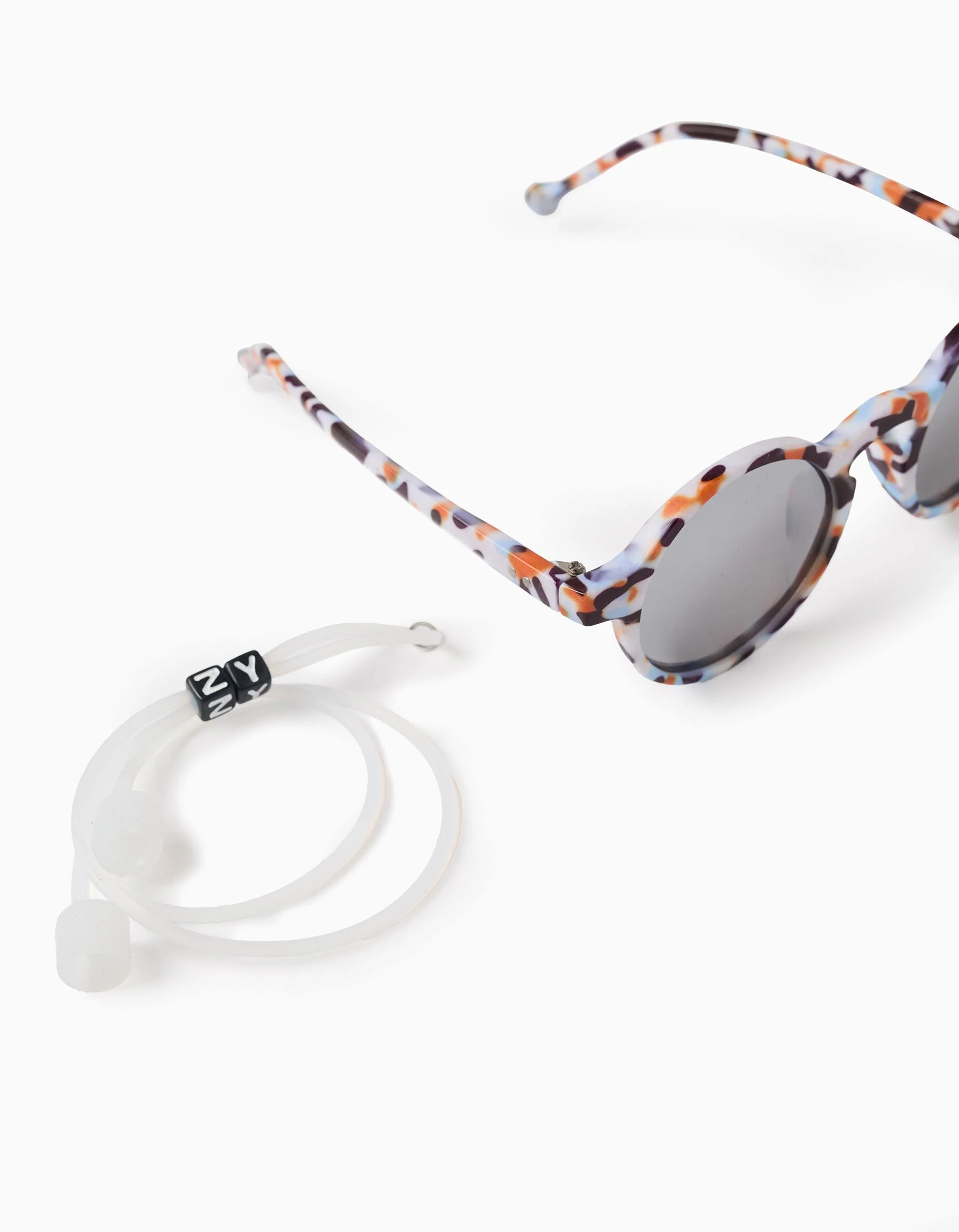 Round UV Level 3 Sunglasses for Children 5-10Y, Multicolour