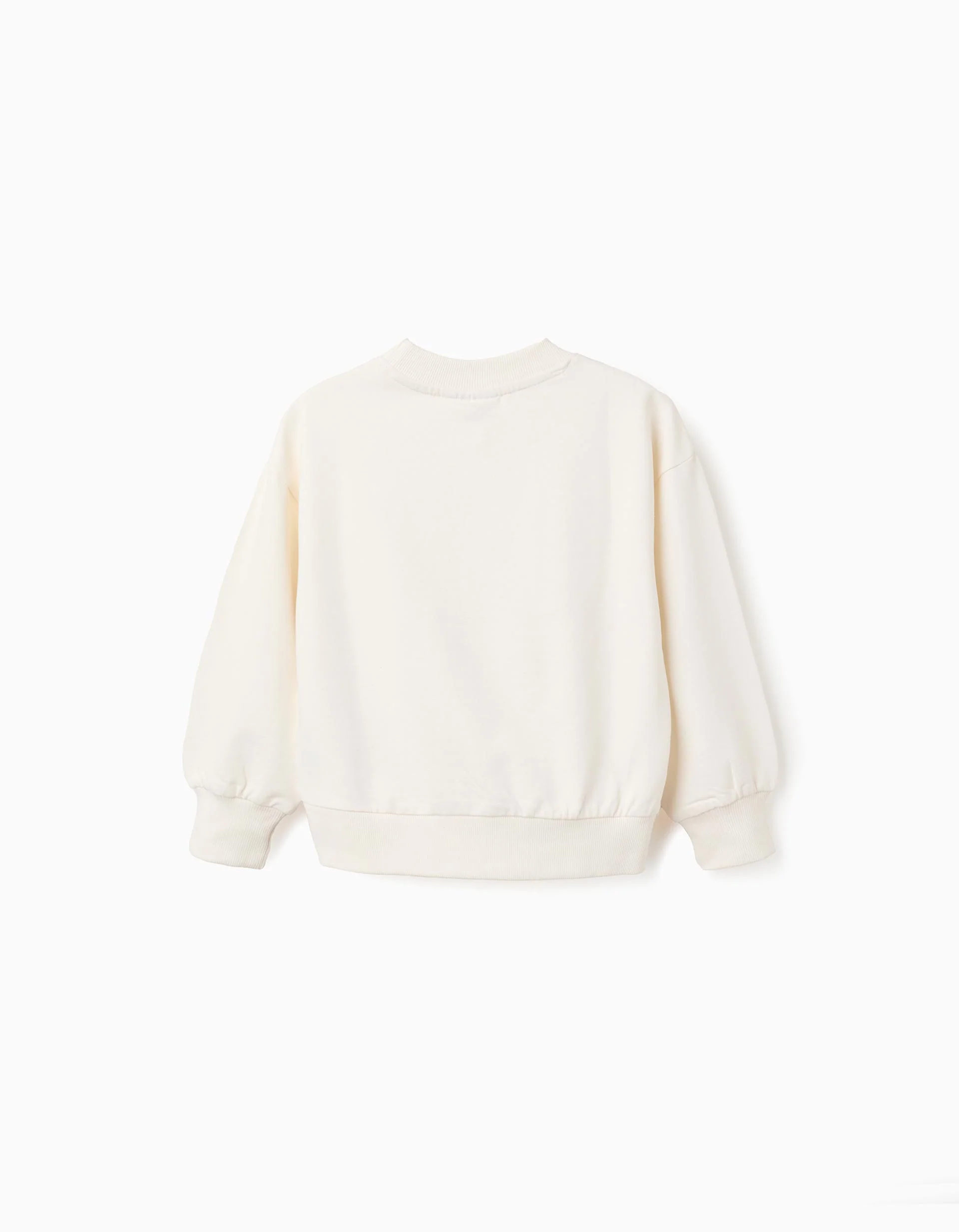 Cotton Sweatshirt with Kuromi Print for Girls, White