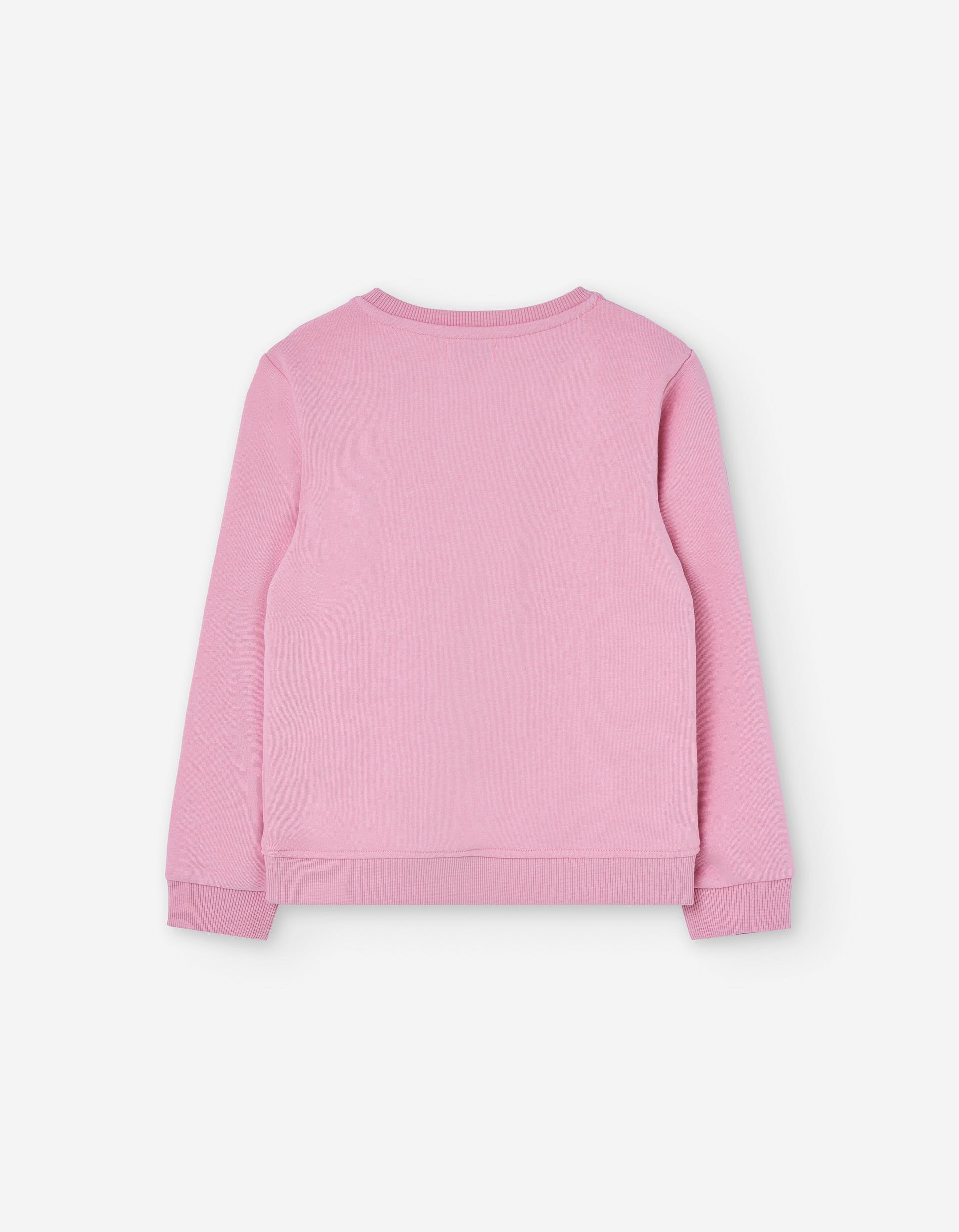 Brushed sweatshirt with heart print for girls, pink