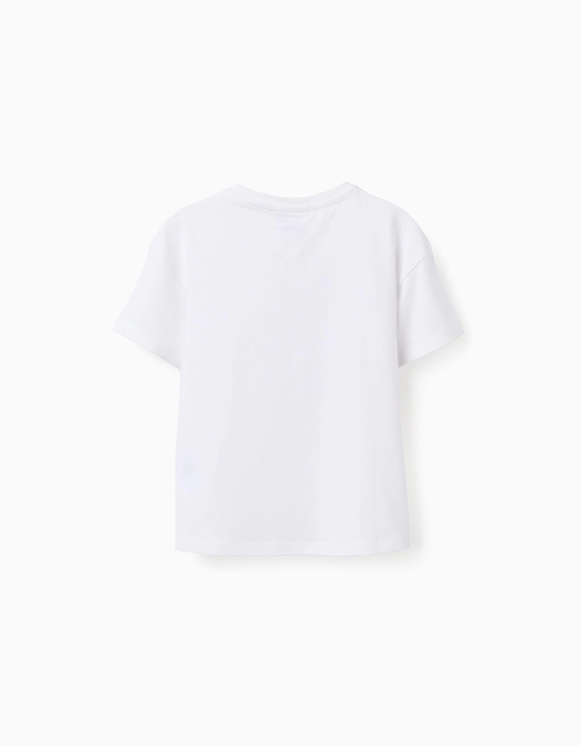Cotton Wide Fit T-shirt for Girls 'Hello Kitty', White