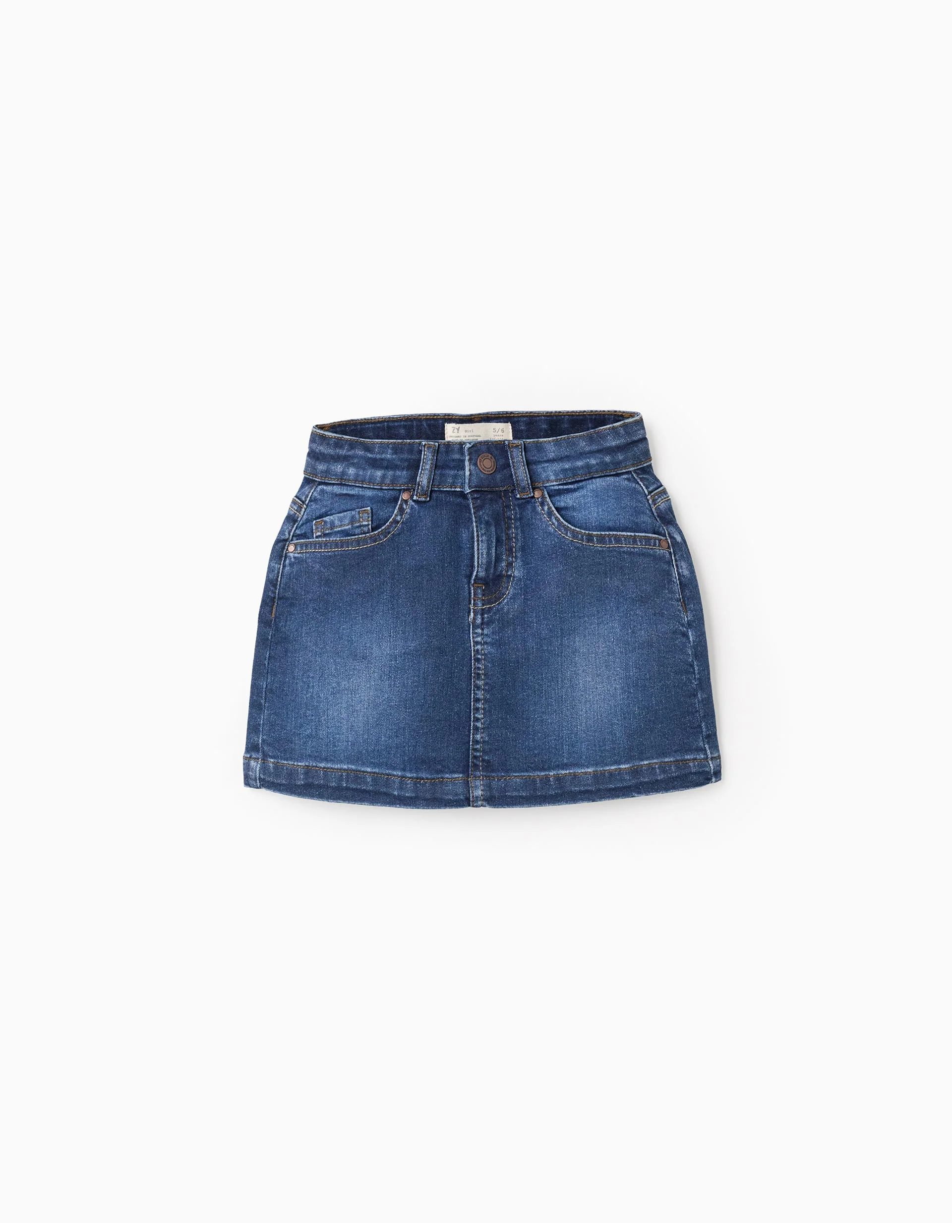 Denim Mini-skirt for Girls, Blue