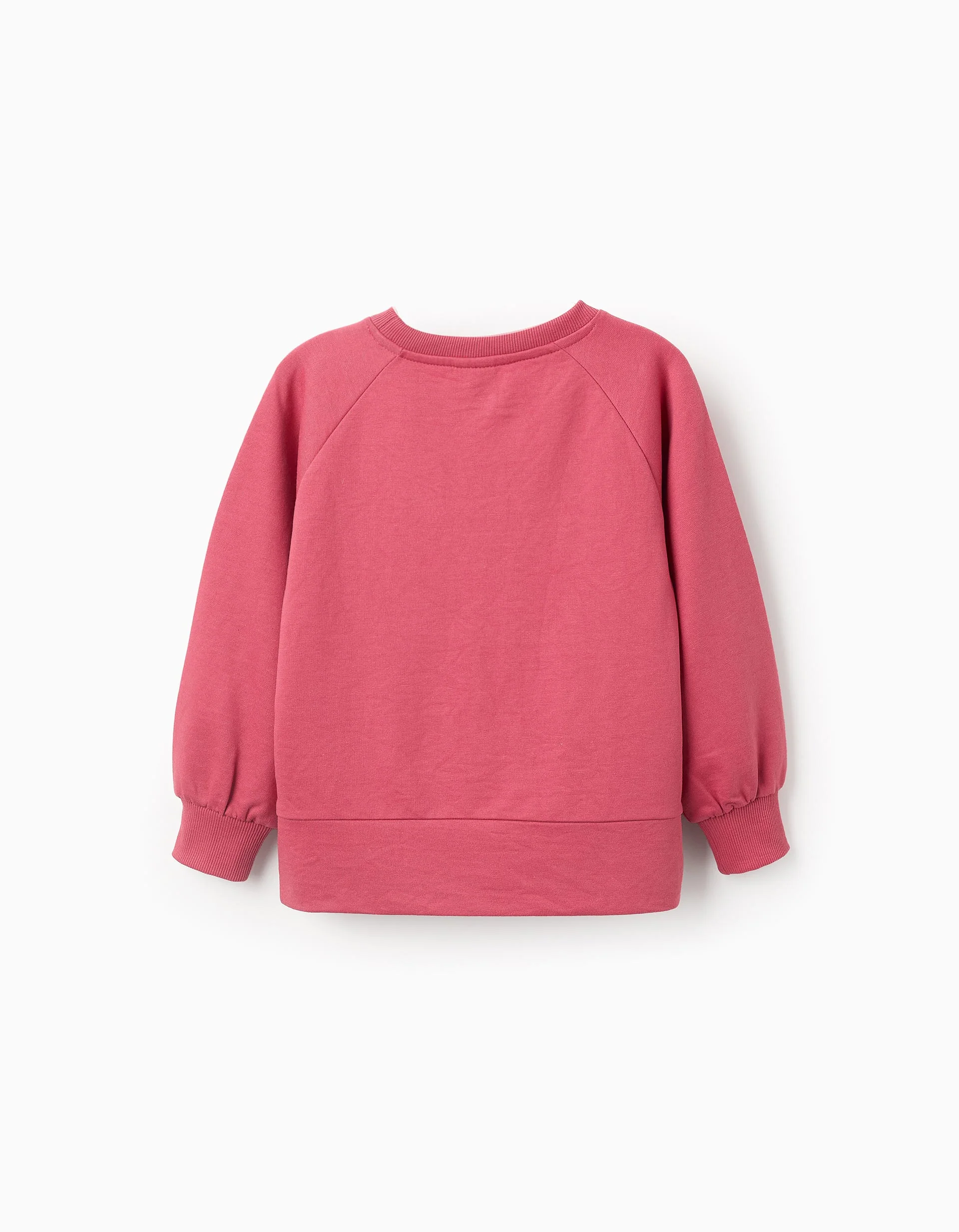 Sweatshirt with Embossed Print for Girls 'Bake it', Pink